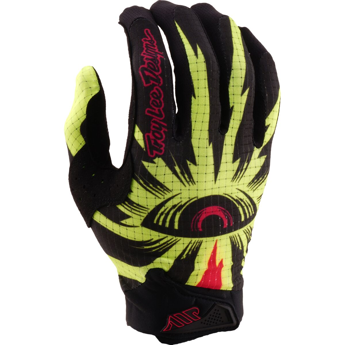 Troy Lee Designs Air Glove - Men's Cyclops Black/Flo Yellow, S