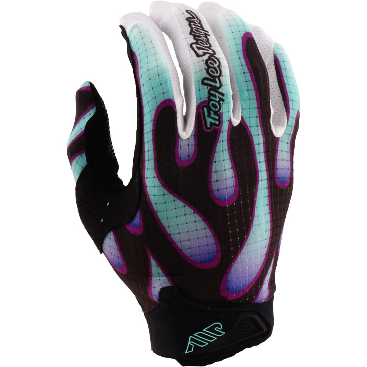 Troy Lee Designs Air Glove - Men's Overspray Black/Real Teal, M