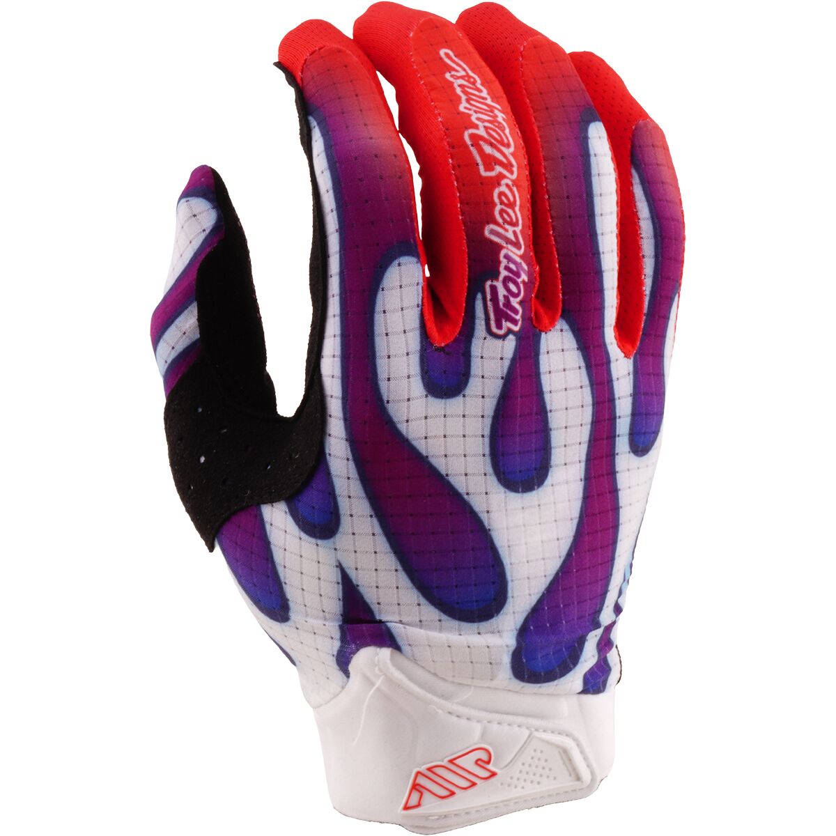 Troy Lee Designs Air Glove - Men's Overspray White/Violet, XL