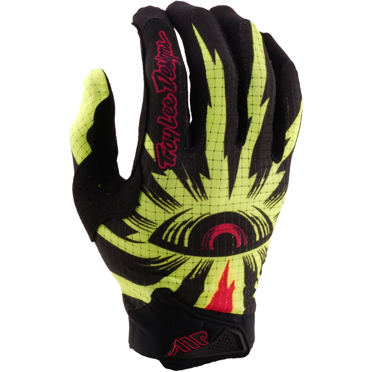 Troy Lee Designs Air Glove - Kids' Cyclops Black/Flo Yellow, S
