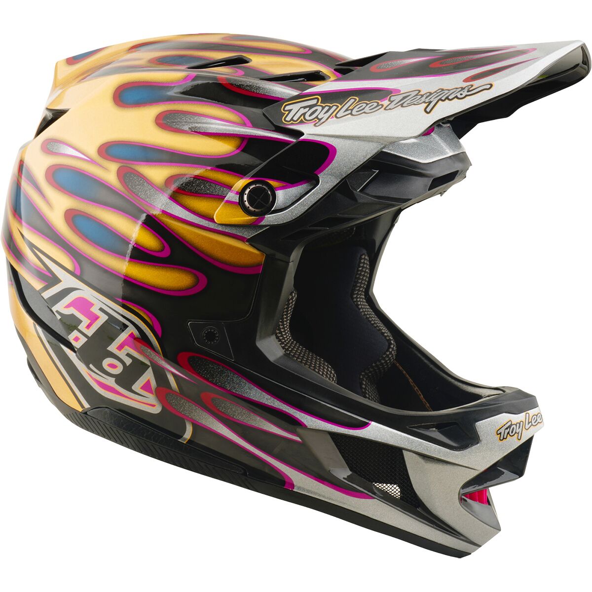 Troy Lee Designs Troy Lee Designs D4 Carbon Mips Helmet Crest Gold, M