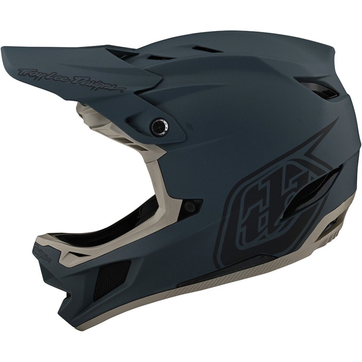 Troy Lee Designs D4 Composite Mips Helmet Stealth Gray, M