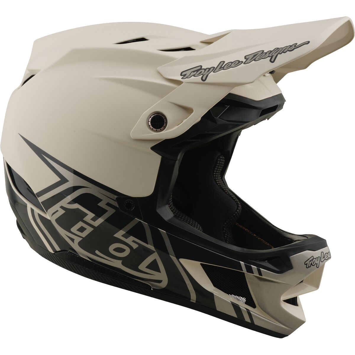 Troy Lee Designs D4 Composite Mips Helmet Stealth Pumice, M