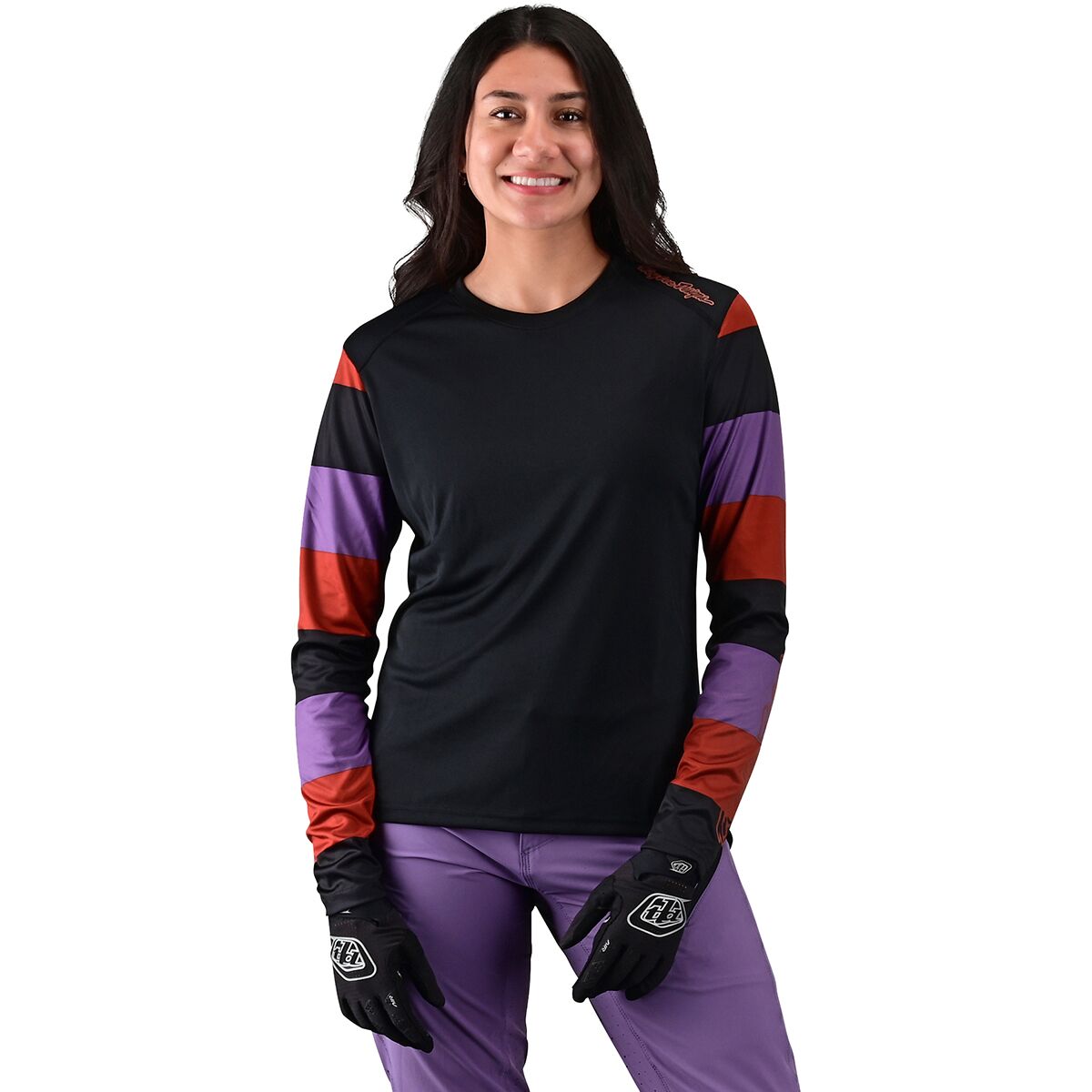 Troy Lee Designs Troy Lee Designs Lilium Long-Sleeve Jersey - Women's Rugby Black, M