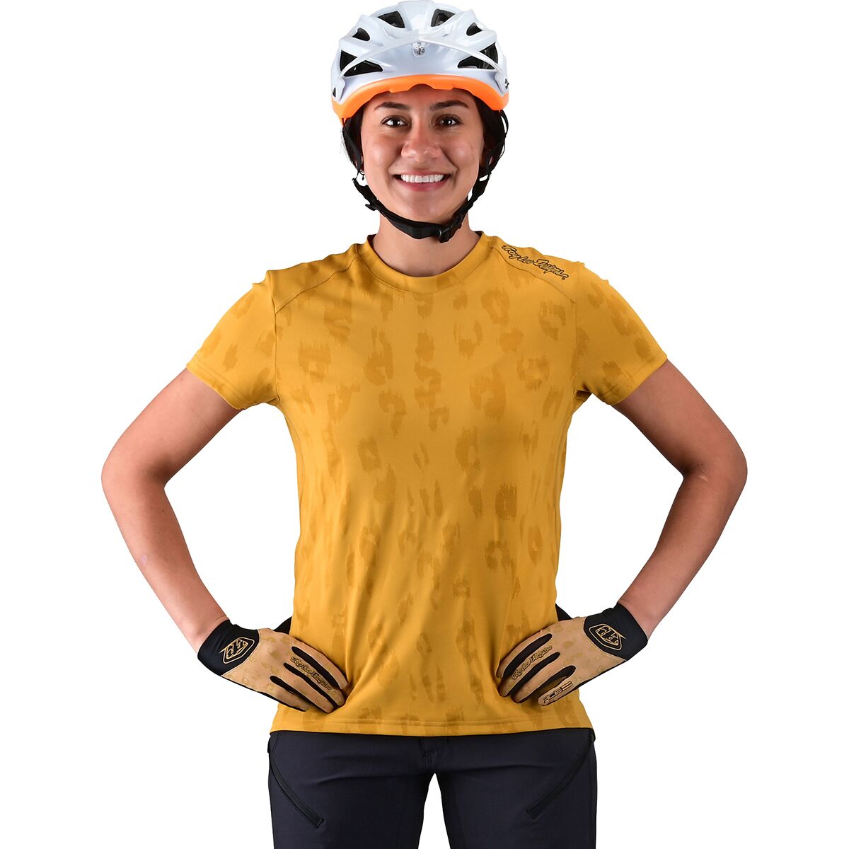Troy Lee Designs Troy Lee Designs Lilium Short-Sleeve Jersey - Women's Jacquard Honey, XL
