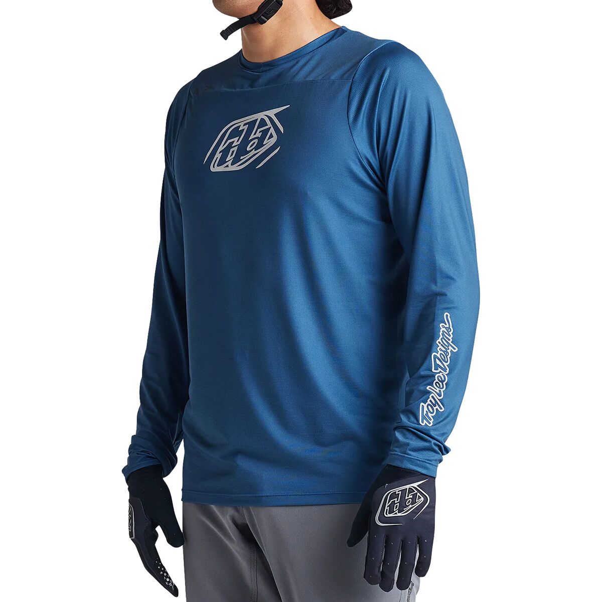 Troy Lee Designs Troy Lee Designs Skyline Long-Sleeve Jersey - Men's Iconic Indigo, M