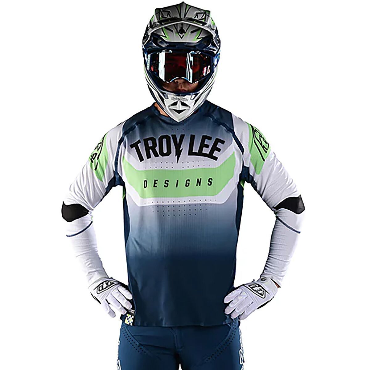 Troy Lee Designs Sprint Ultra Jersey - Men's Arc White/Marine, XL
