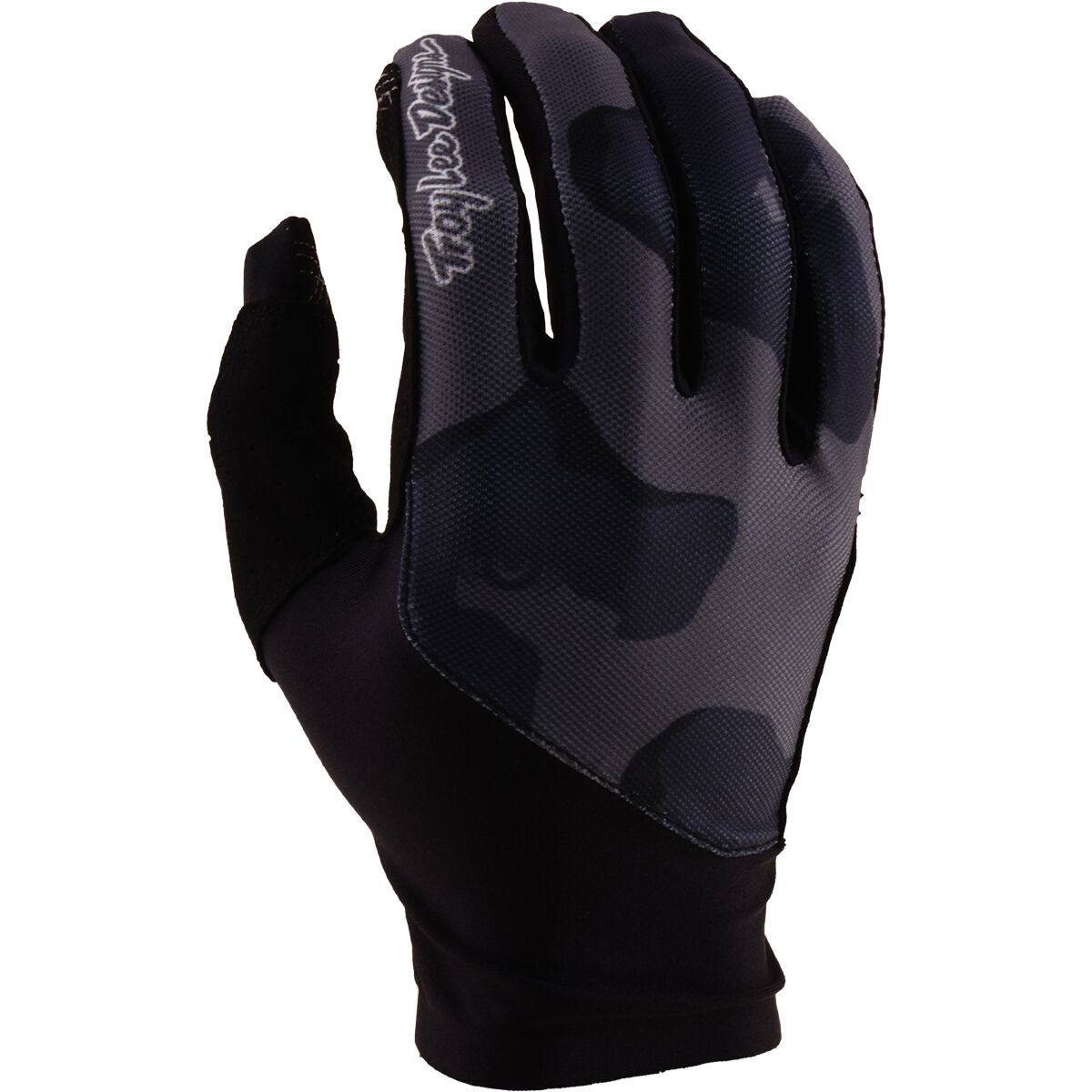 Troy Lee Designs Troy Lee Designs Flowline Glove - Men's Flow Camo Carbon, M - $36.00 at Competitive Cyclist
