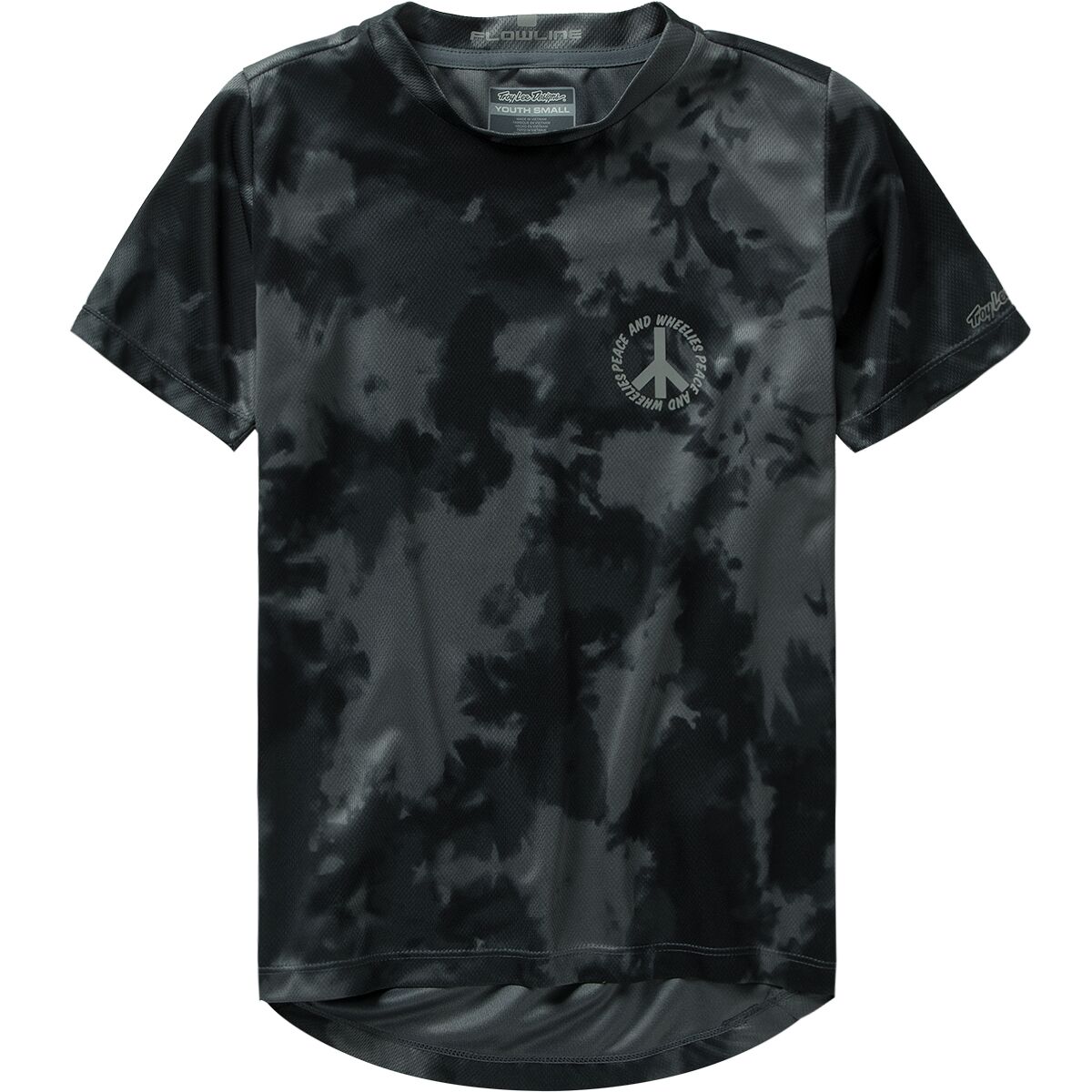 Troy Lee Designs Troy Lee Designs Flowline Short-Sleeve Jersey - Boys' Plot Charcoal, L