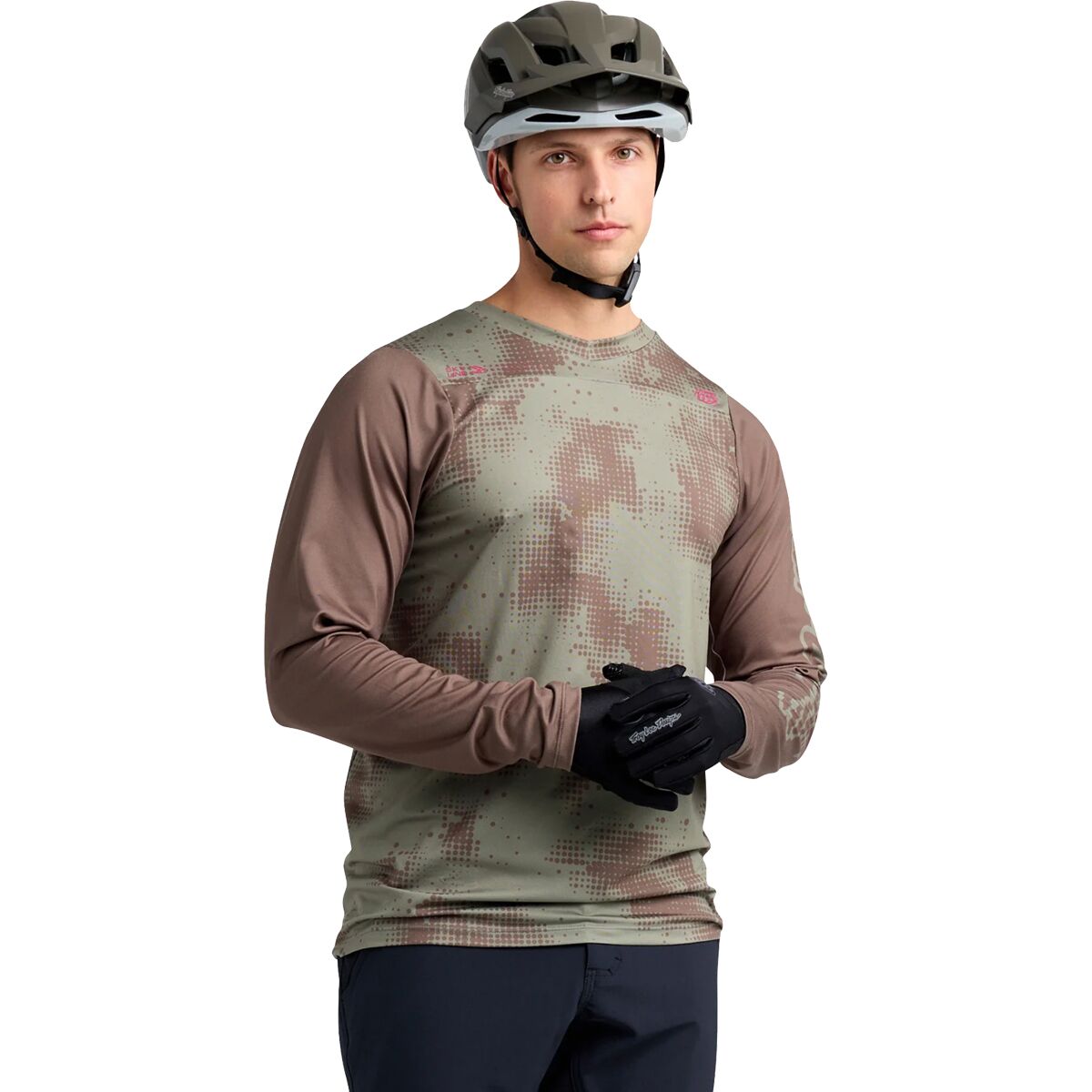 Troy Lee Designs Troy Lee Designs Skyline Chill Jersey - Men's Scattered Olive, L