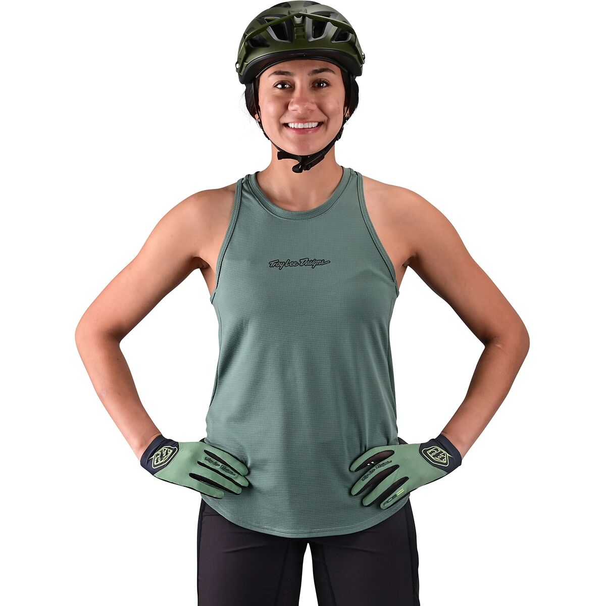 Troy Lee Designs Troy Lee Designs Luxe Tank - Women's Steel Green, M