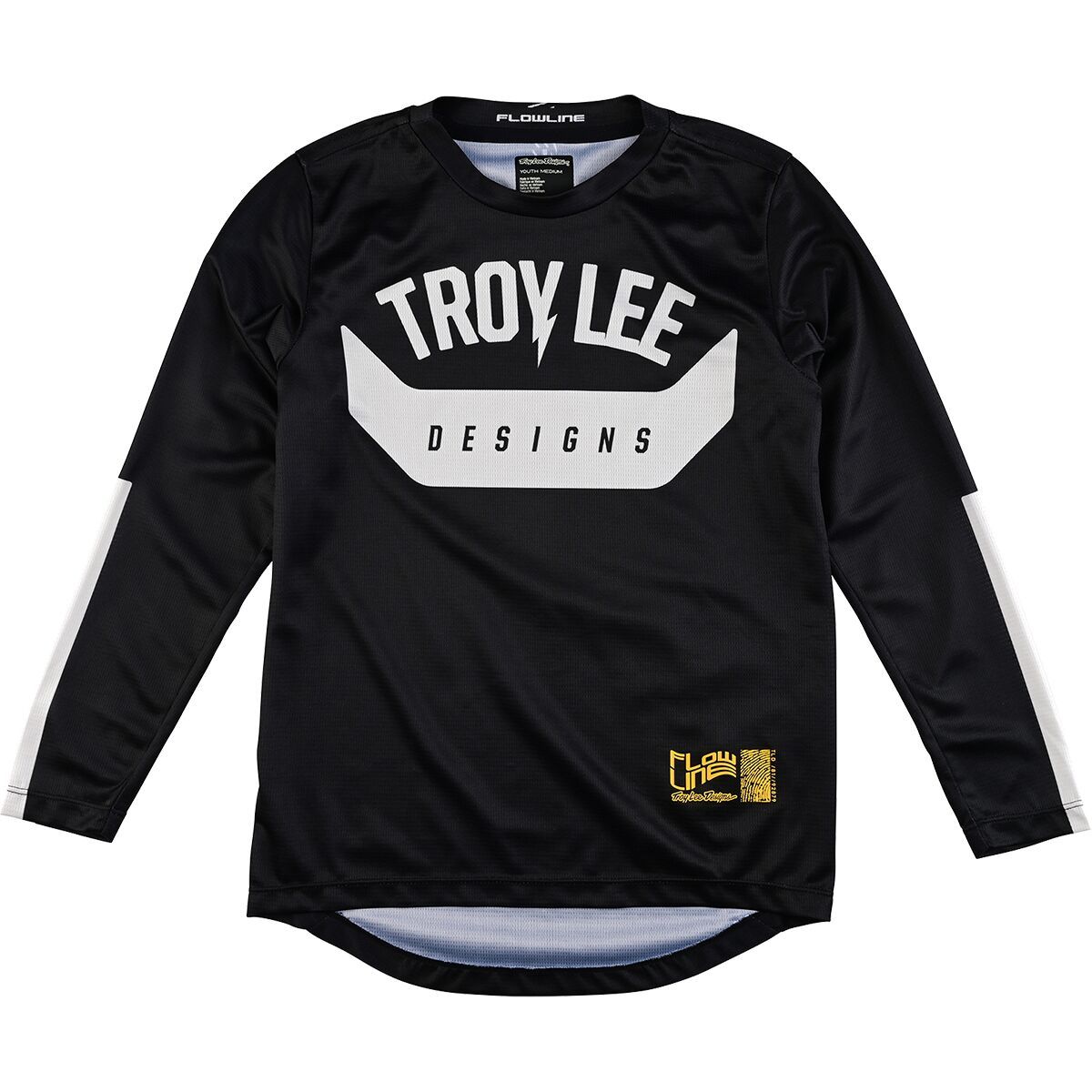 Troy Lee Designs Troy Lee Designs Flowline Long-Sleeve Jersey - Boys' Aircore Black, M