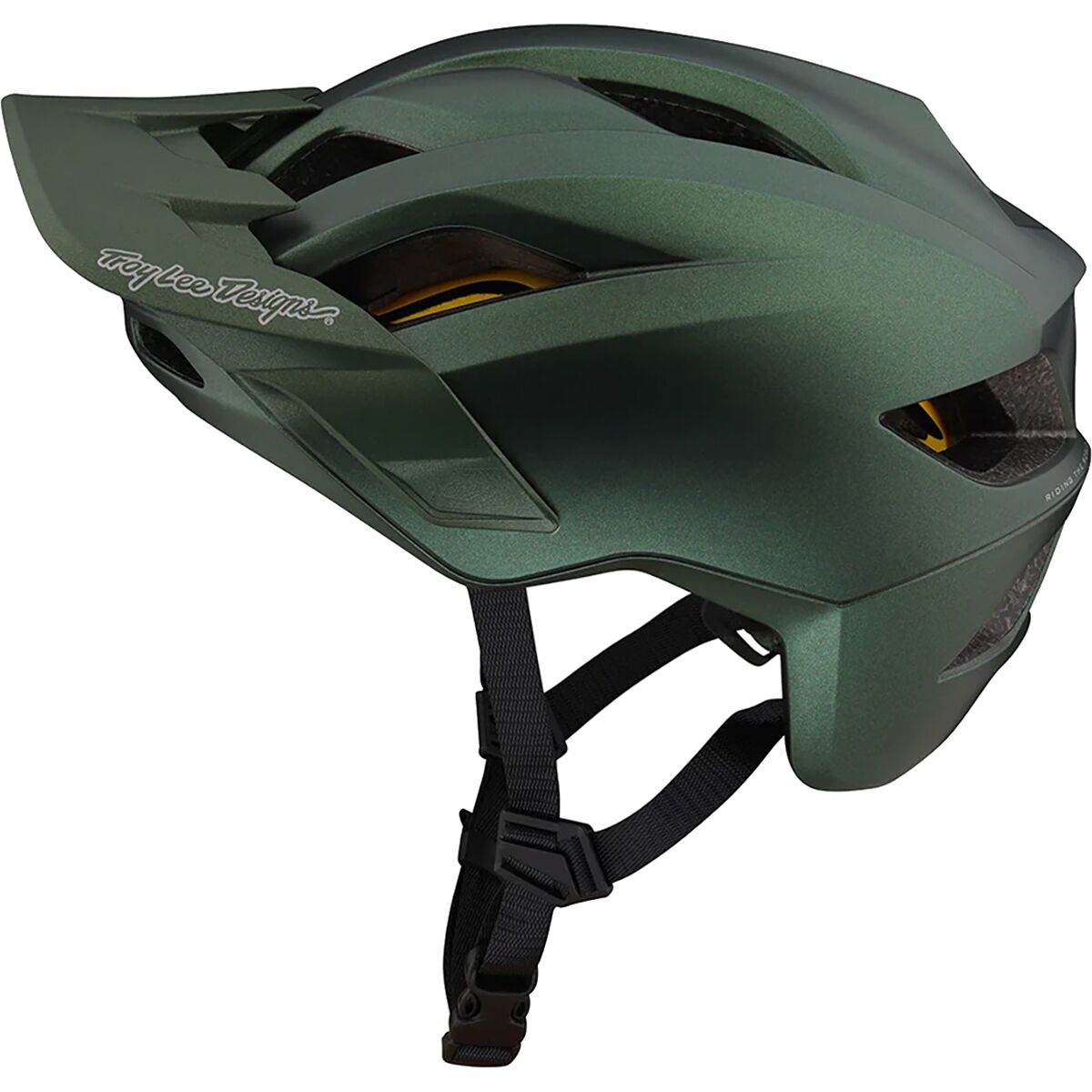 Troy Lee Designs Flowline Helmet - Kids' Forest Green, One Size