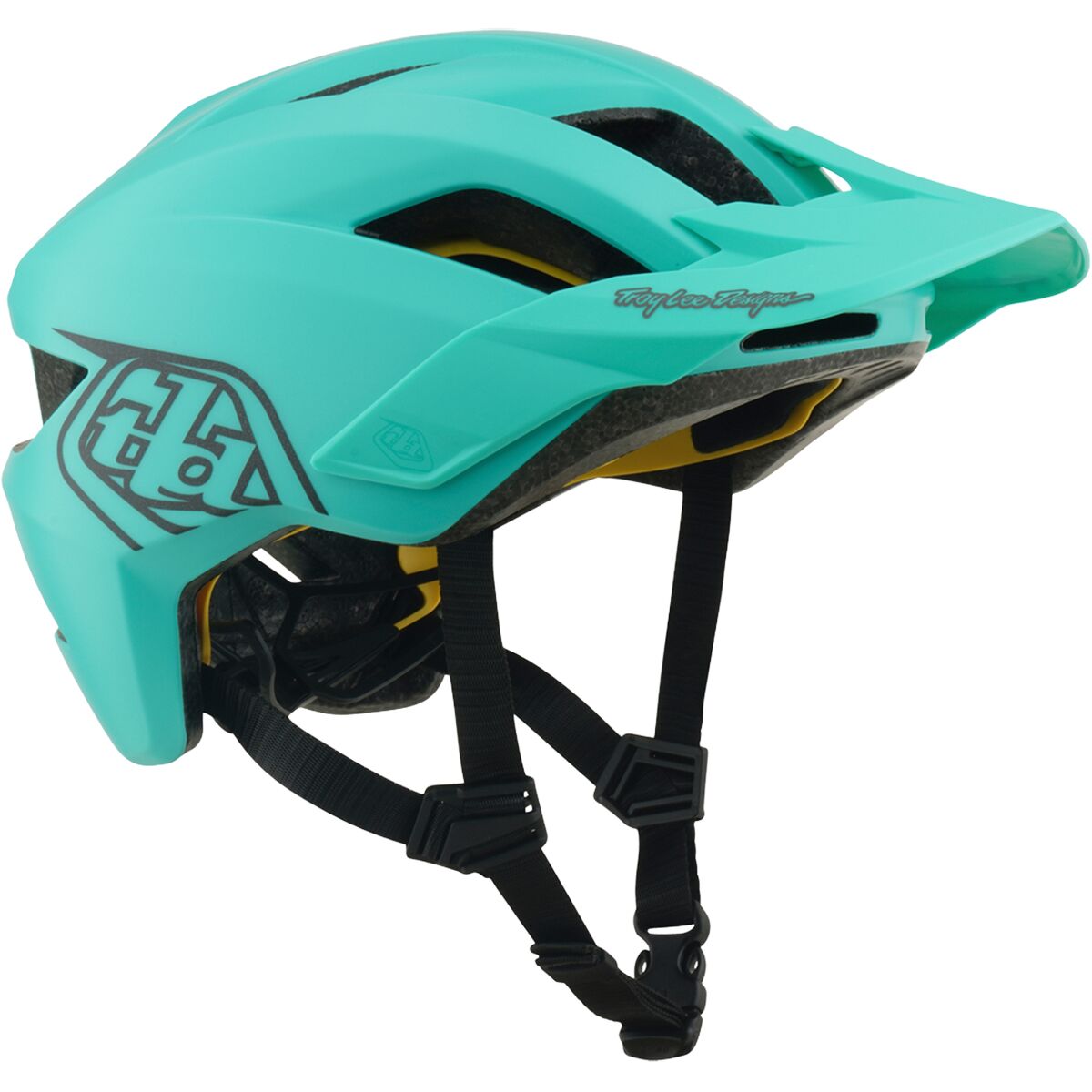Troy Lee Designs Troy Lee Designs Flowline Helmet - Kids' Point Charcoal/Real Teal, One Size