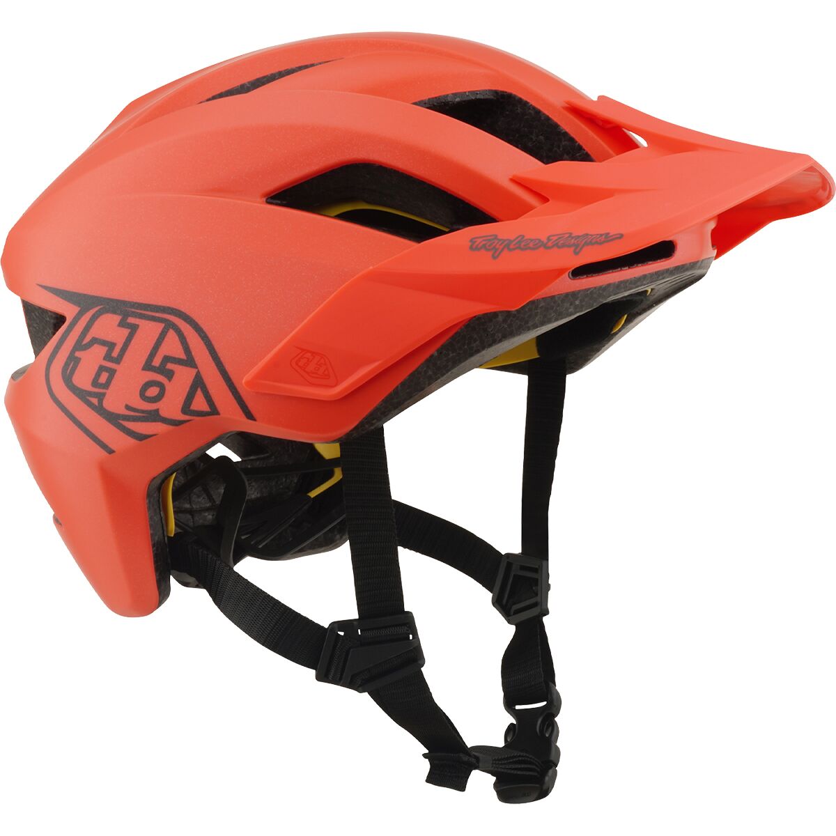 Troy Lee Designs Flowline Helmet - Kids' Point Coral/Charcoal, One Size