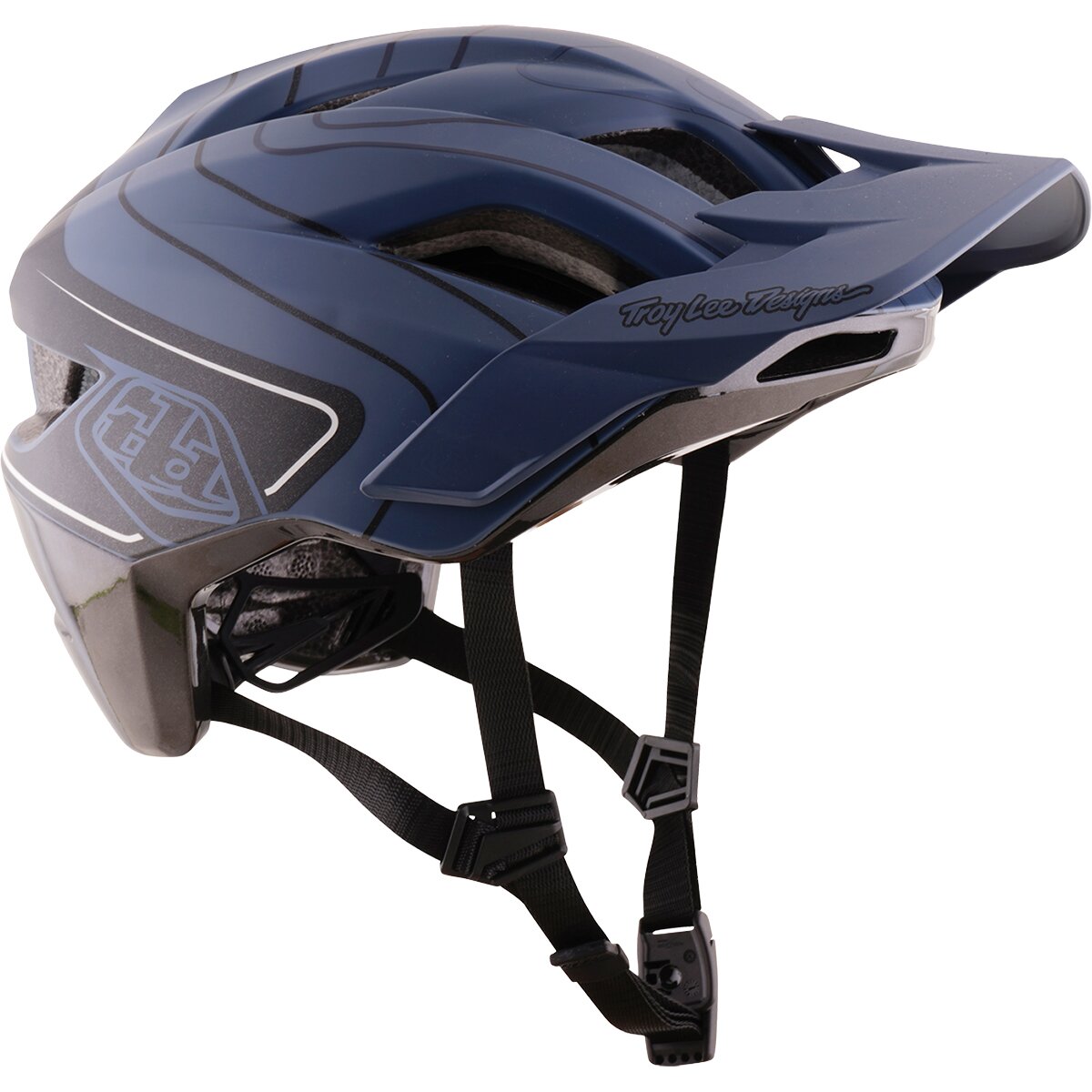 Troy Lee Designs | Flowline Se Helmet W/mips Men's | Size Medium/large In Dipped Slate/charcoal