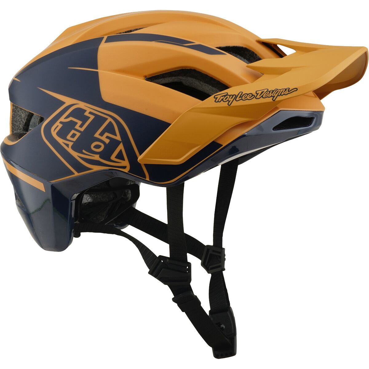 Troy Lee Designs | Flowline Se Helmet W/mips Men's | Size Extra Large/xx Large In Hydro Mustard/black Iris