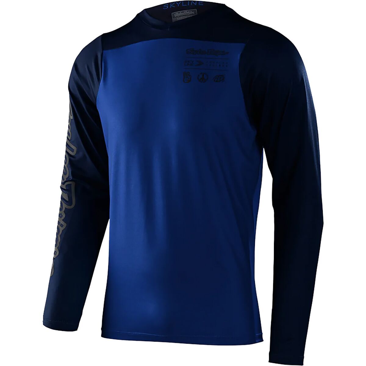 Troy Lee Designs Troy Lee Designs Skyline Long-Sleeve Chill Jersey - Men's True Blue, S