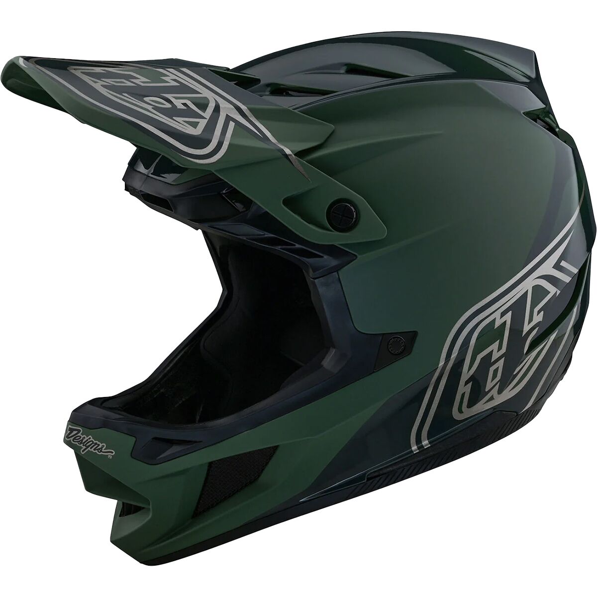 Troy Lee Designs D4 Polyacrylite Helmet Shadow Olive, M