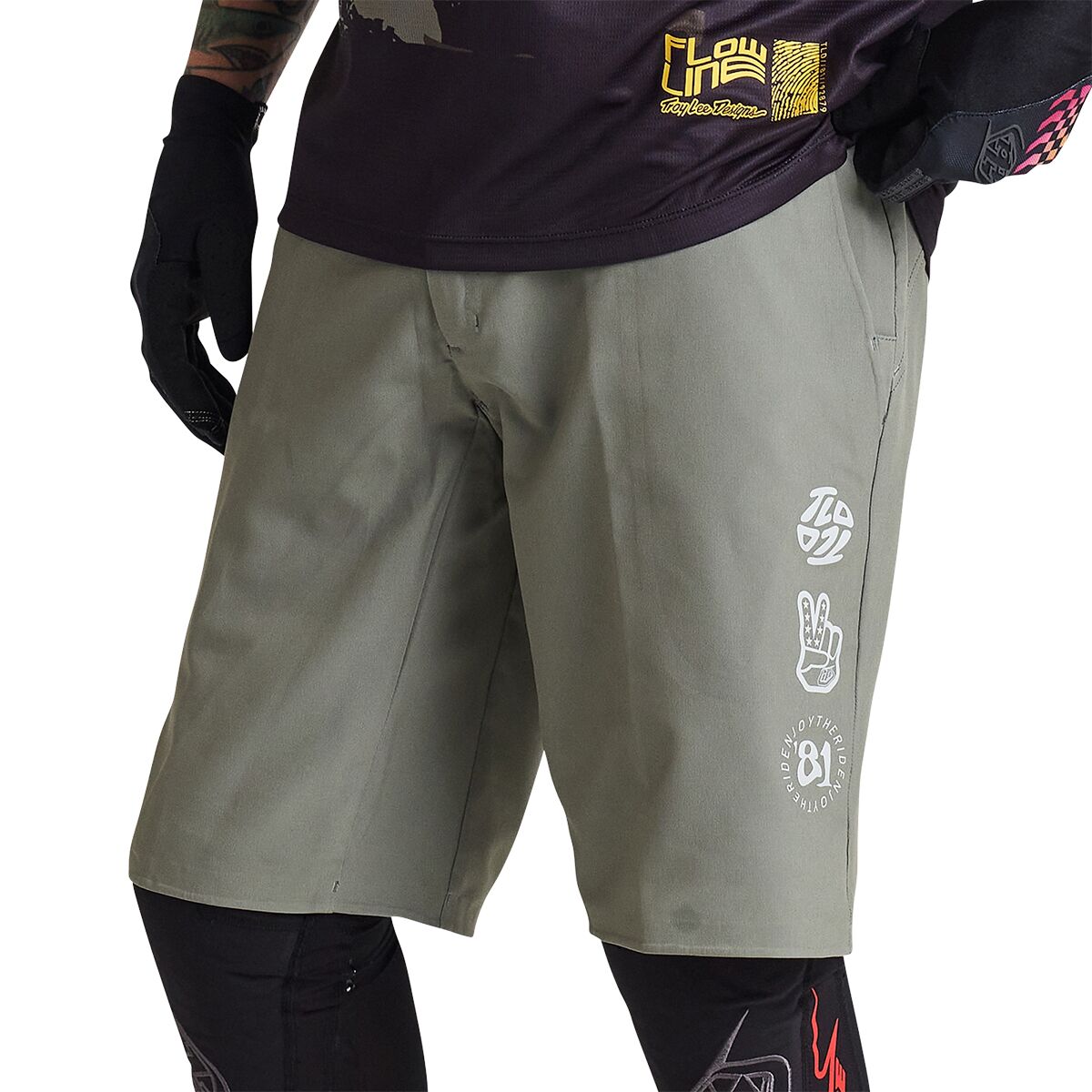 Troy Lee Designs Troy Lee Designs Flowline Superlyte Short - Men's Mono Olive, 38