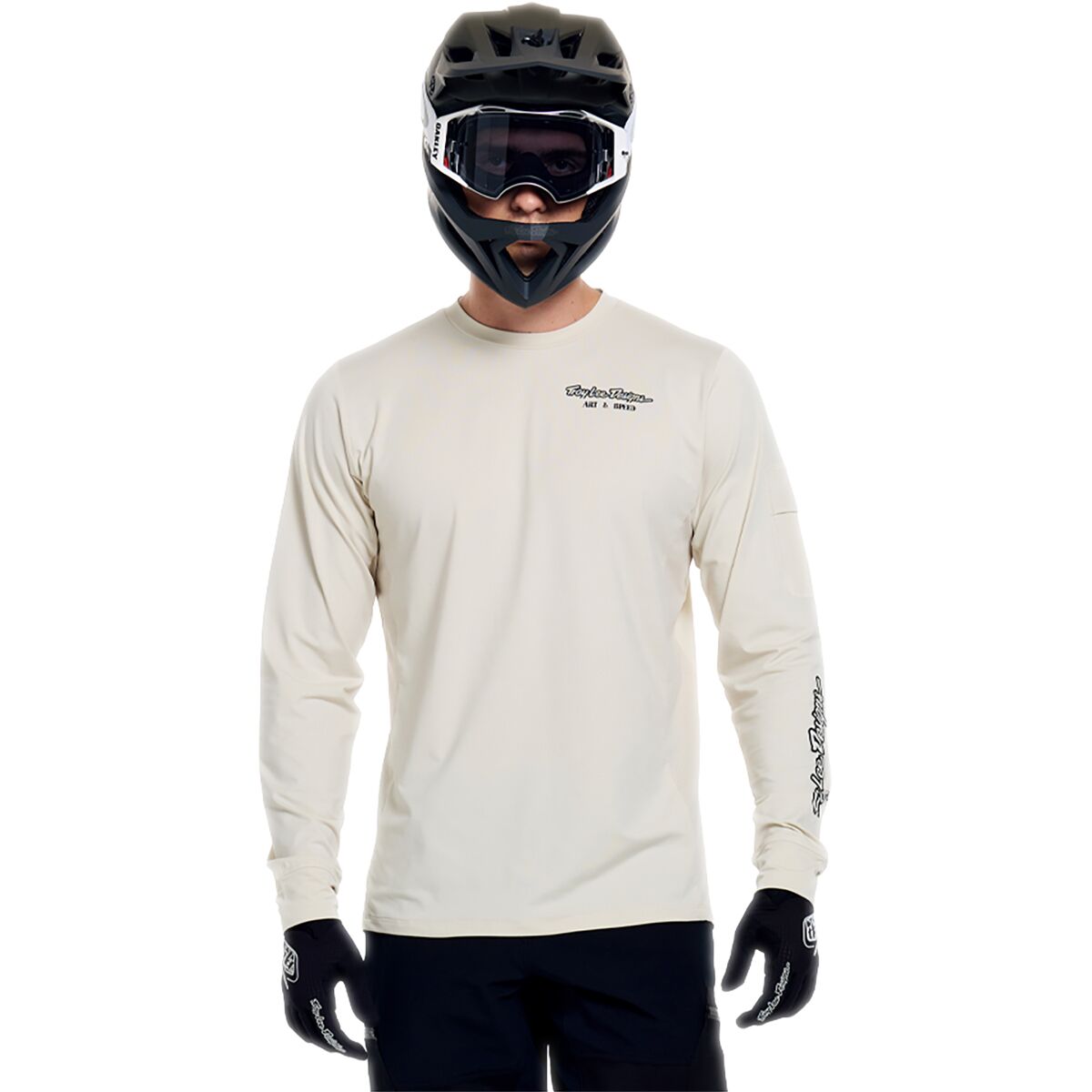 Troy Lee Designs Ruckus Long-Sleeve Ride T-Shirt - Men's Art & Speed Pumice, L