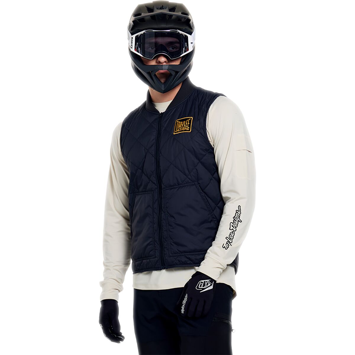 Troy Lee Designs | Ruckus Ride Vest Men's | Size Small In Mono Carbon | Nylon