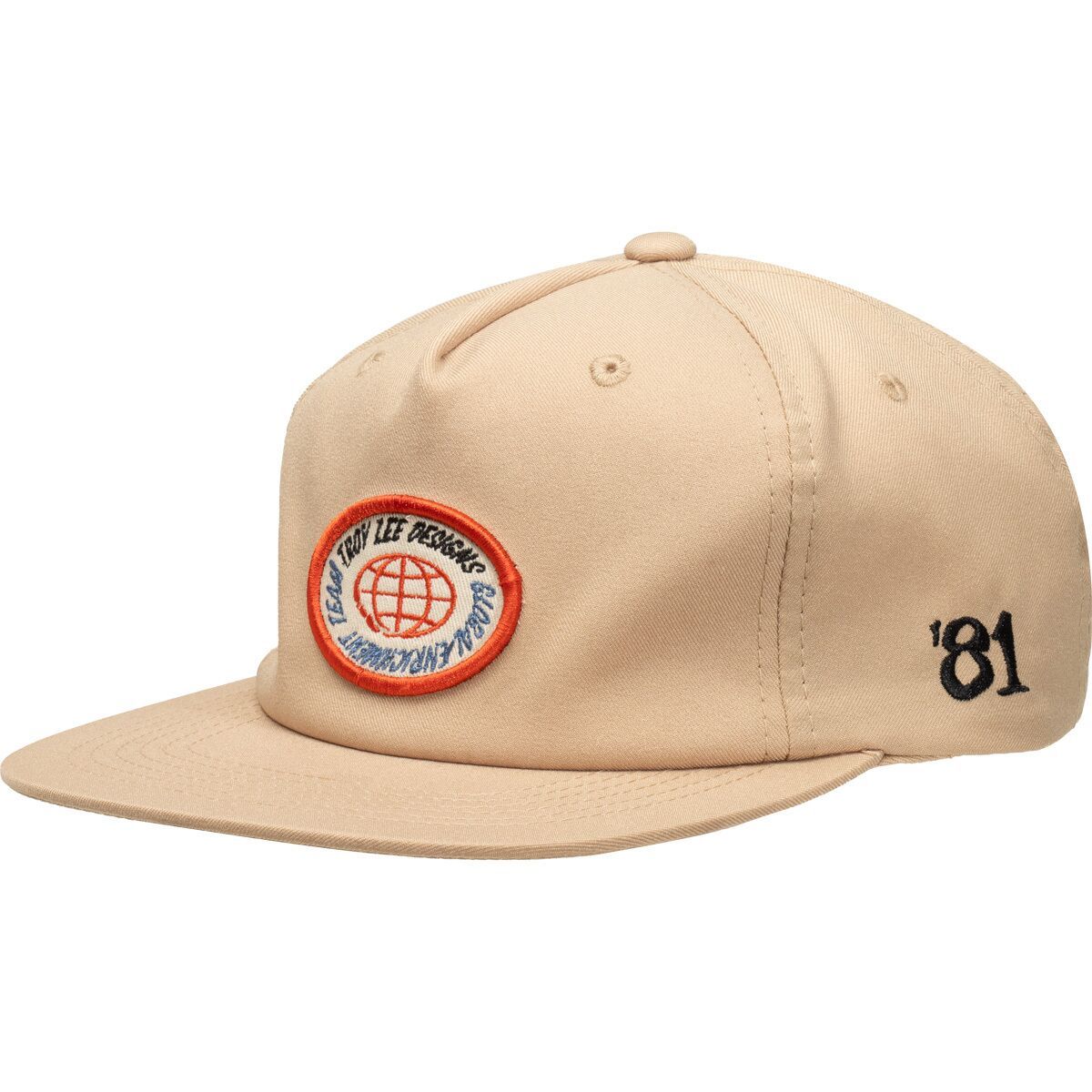 Troy Lee Designs Unstructured Strapback Enrichment Khaki, One Size