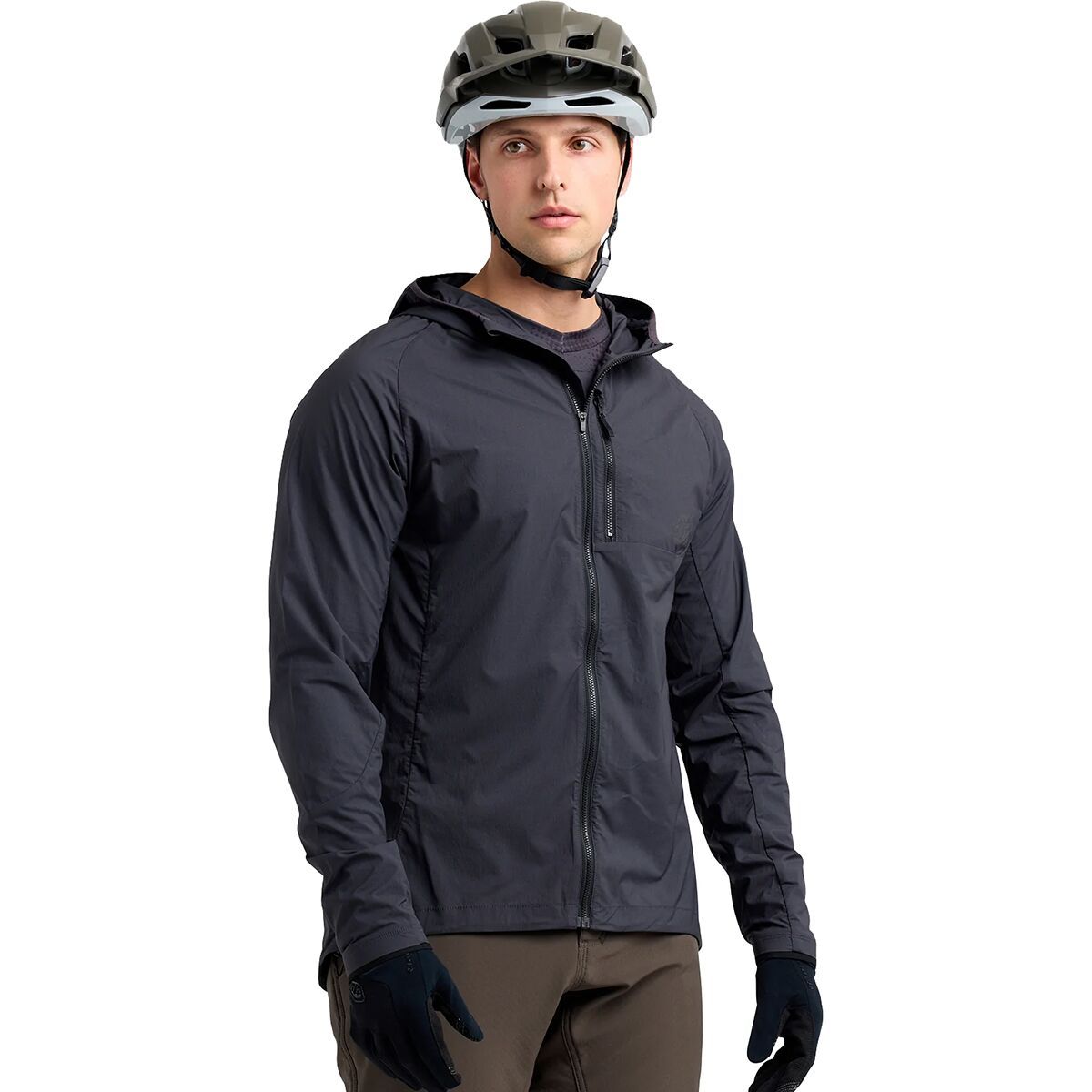 Troy Lee Designs Drift Windbreaker - Men's Mono Carbon, XXL