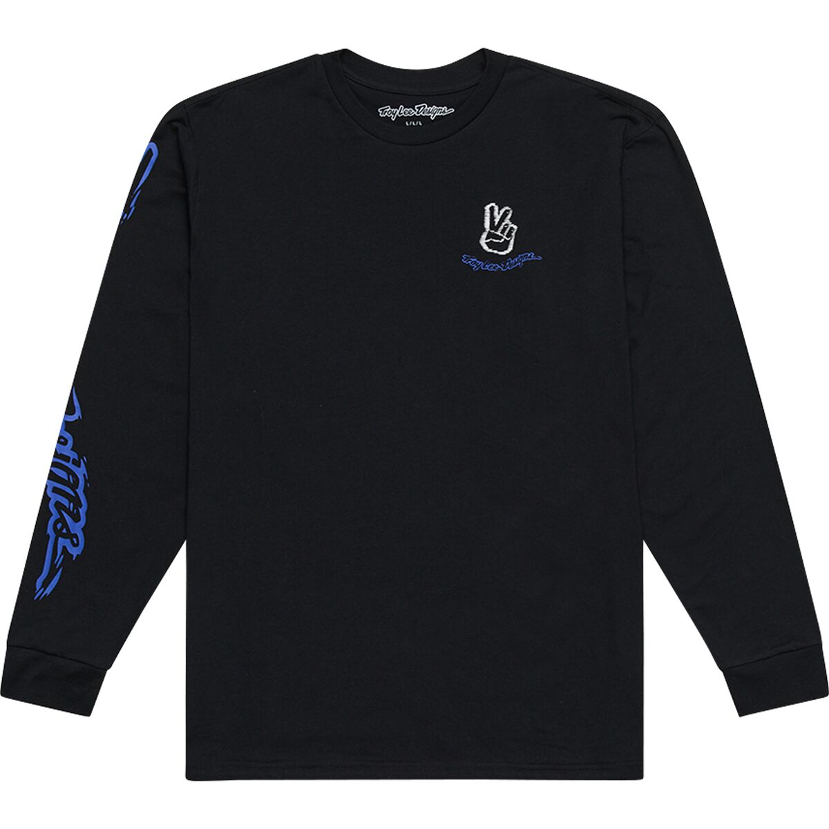 Troy Lee Designs Troy Lee Designs Long-Sleeve T-Shirt - Men's Peace Out Black, S