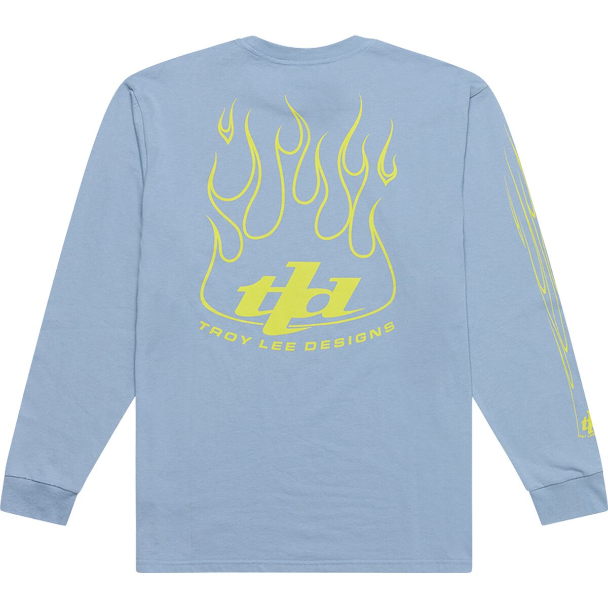 Troy Lee Designs Troy Lee Designs Long-Sleeve T-Shirt - Men's Torched Smoke Blue, S