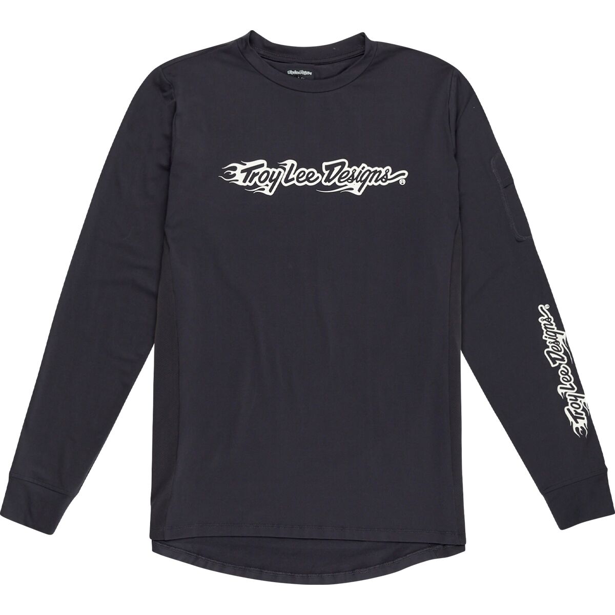 Troy Lee Designs Ruckus Long-Sleeve Ride T- Shirt - Men's Burn Out Carbon, XL
