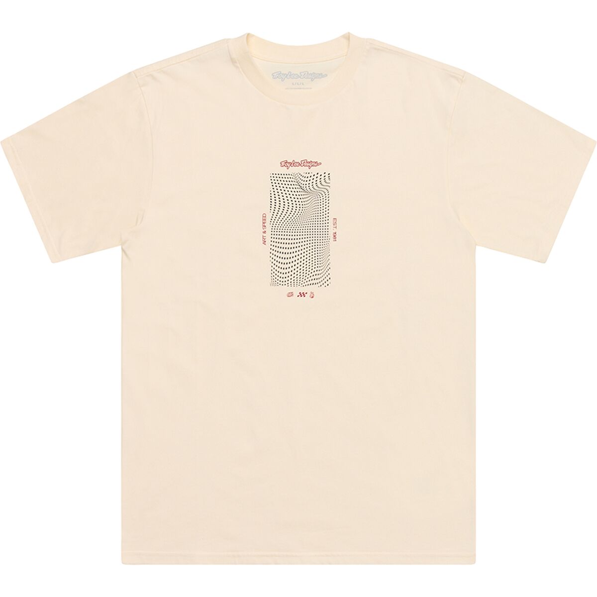 Troy Lee Designs Short-Sleeve T-Shirt - Men's Boxed Out Vintage White, S