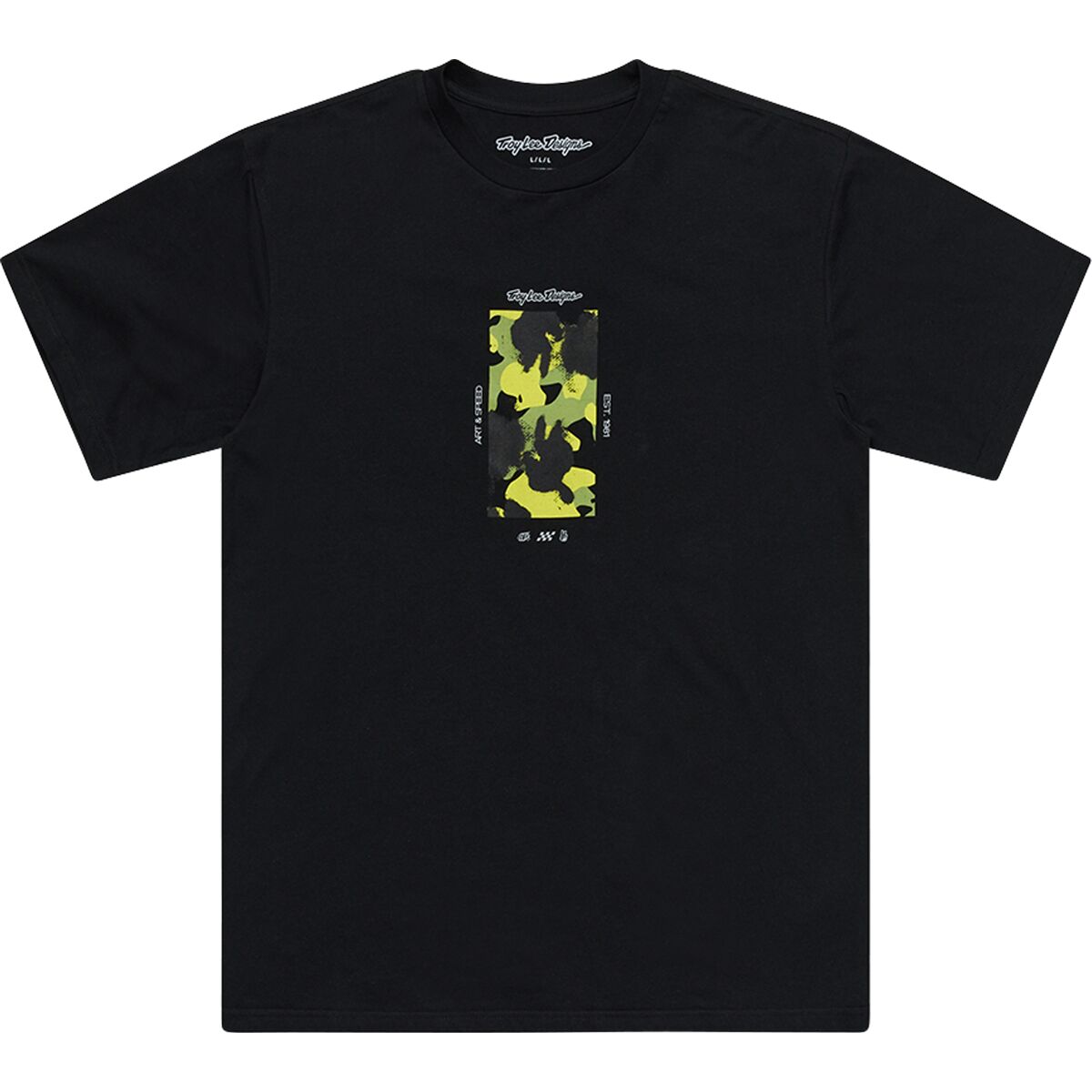Troy Lee Designs Troy Lee Designs Short-Sleeve T-Shirt - Men's Boxed Out Black, S