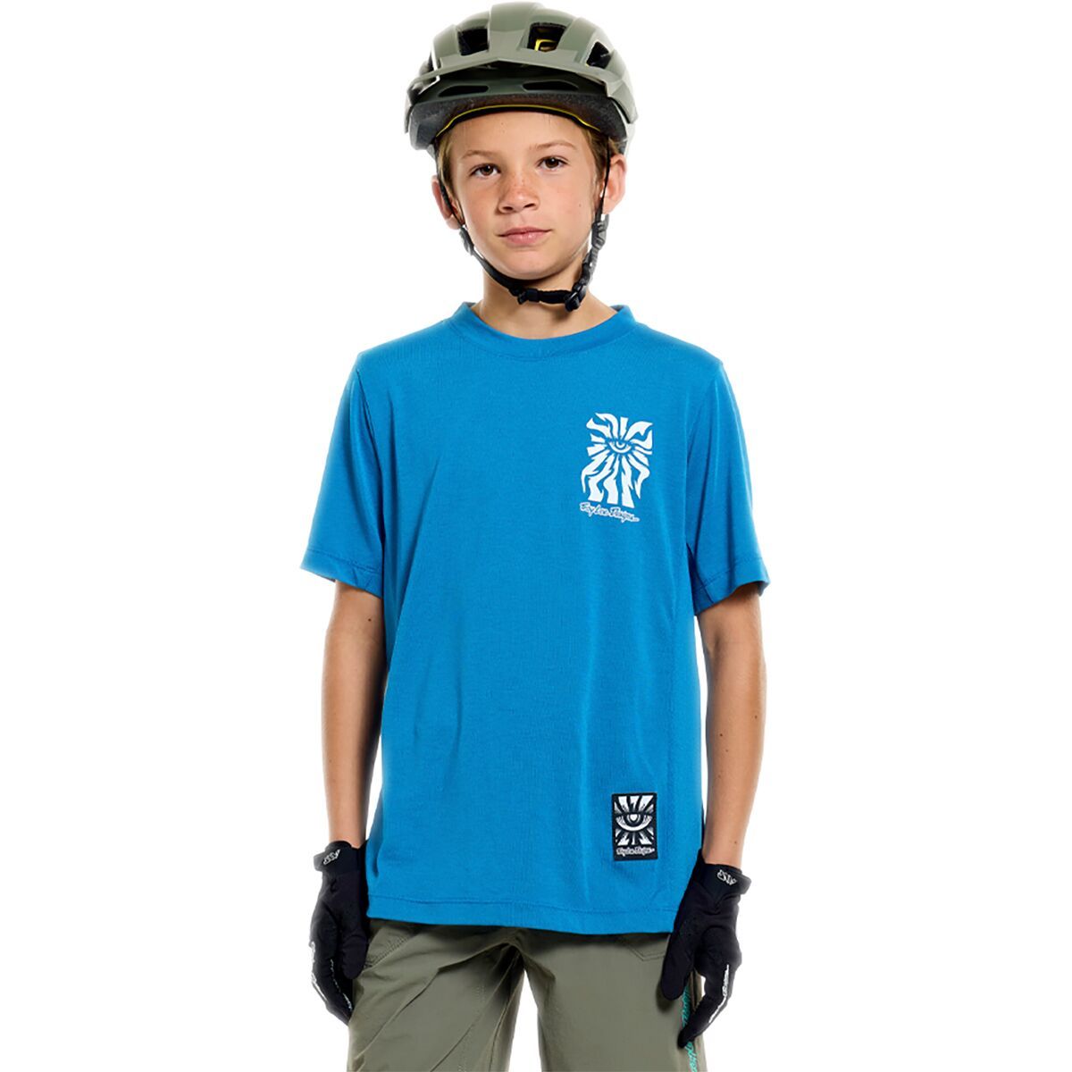 Troy Lee Designs Skyline Ride Short Sleeve T-Shirt - Kids' Worldwide Caper, M