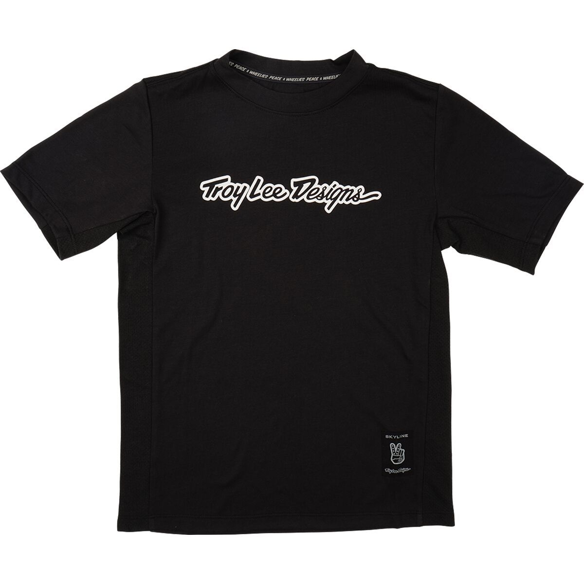 Troy Lee Designs Troy Lee Designs Skyline Ride Short Sleeve T-Shirt - Kids' Signature Black, L
