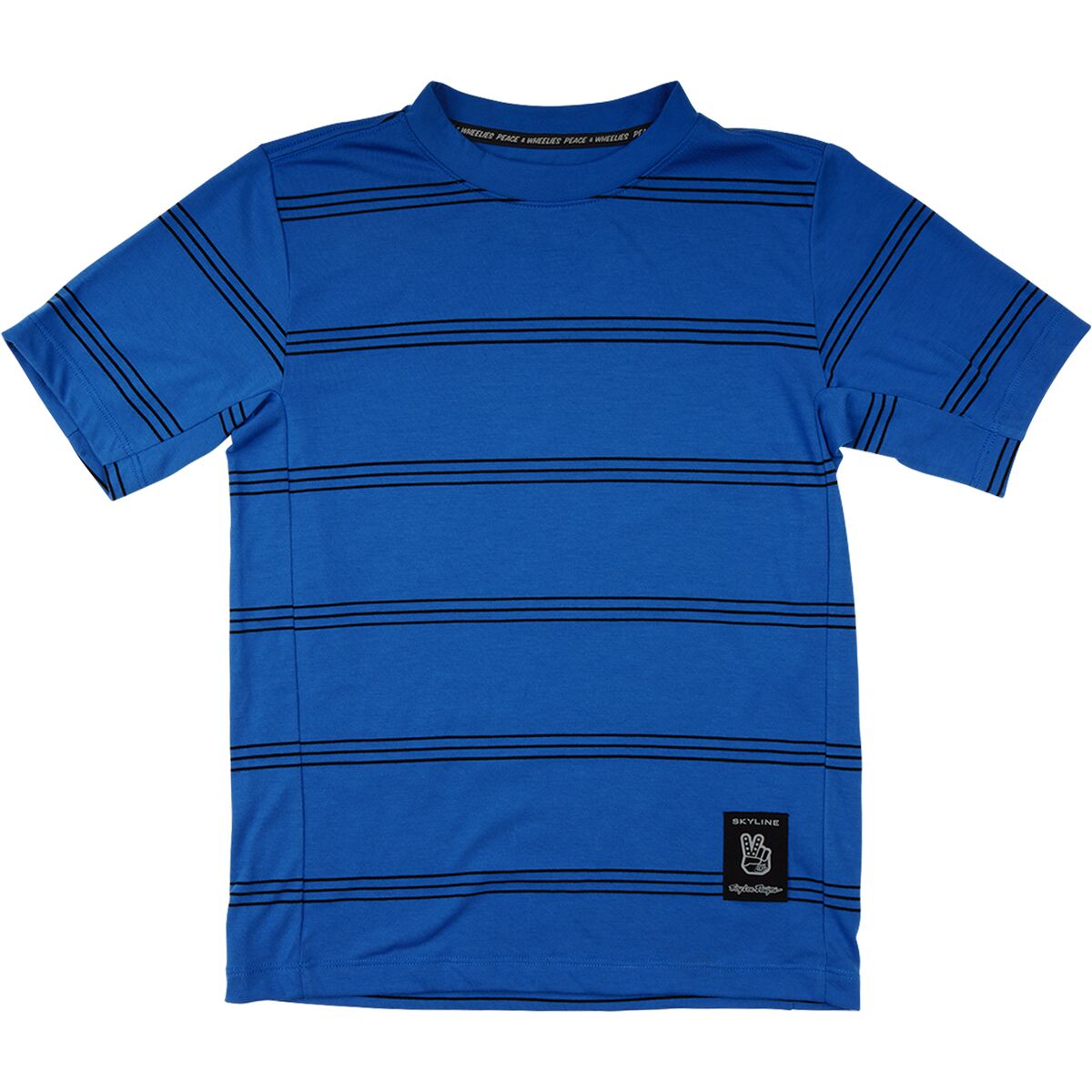 Troy Lee Designs Skyline Ride Short Sleeve T-Shirt - Kids' Washed Out Cobalt, L
