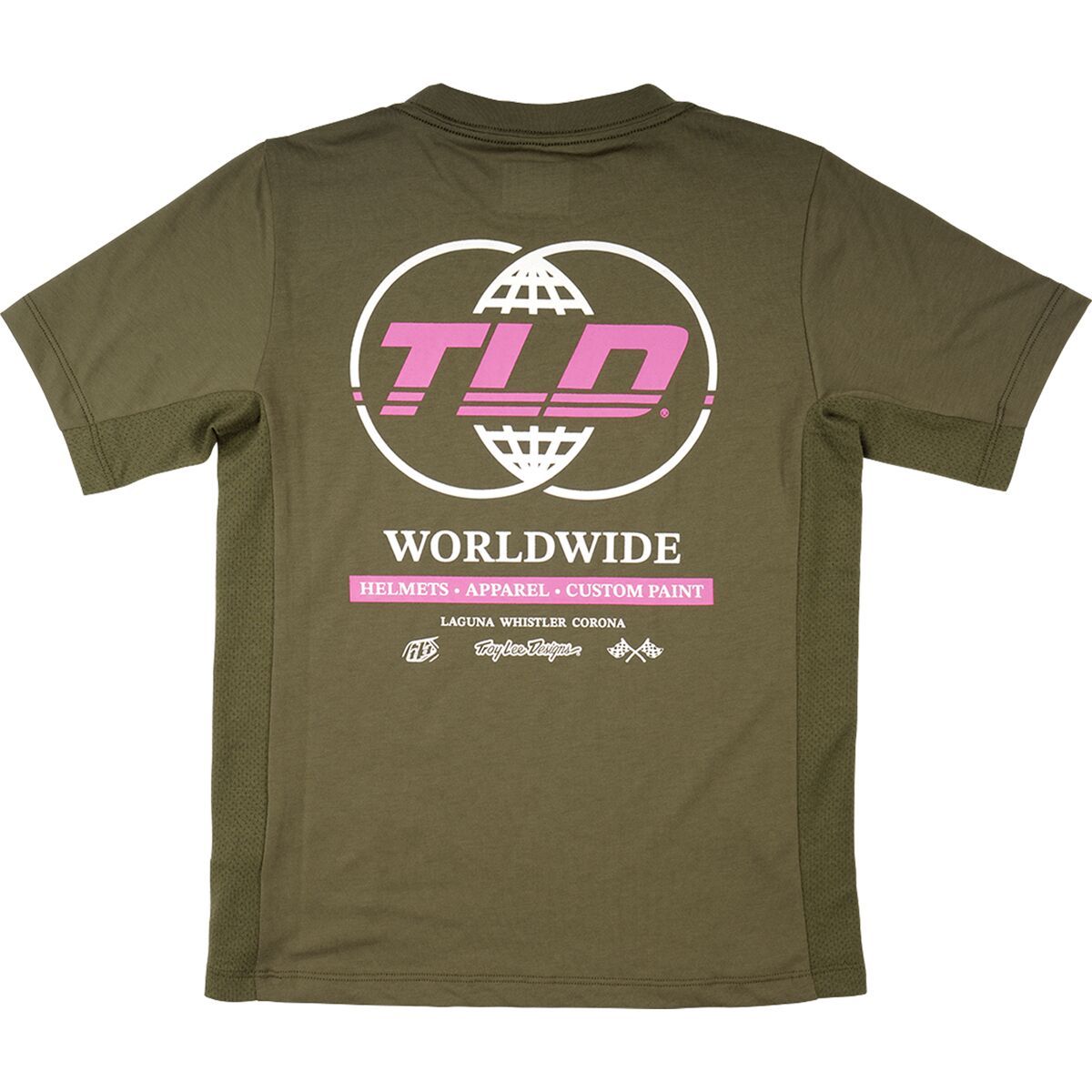 Troy Lee Designs Troy Lee Designs Skyline Ride Short Sleeve T-Shirt - Kids' Worldwide Caper, M