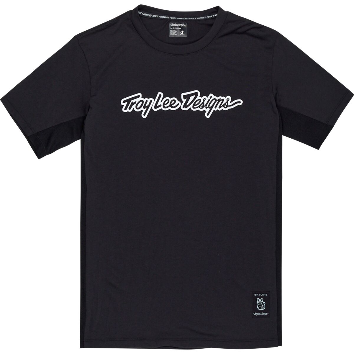 Troy Lee Designs Troy Lee Designs Skyline Short-Sleeve Ride T-Shirt - Men's Signature Black, S
