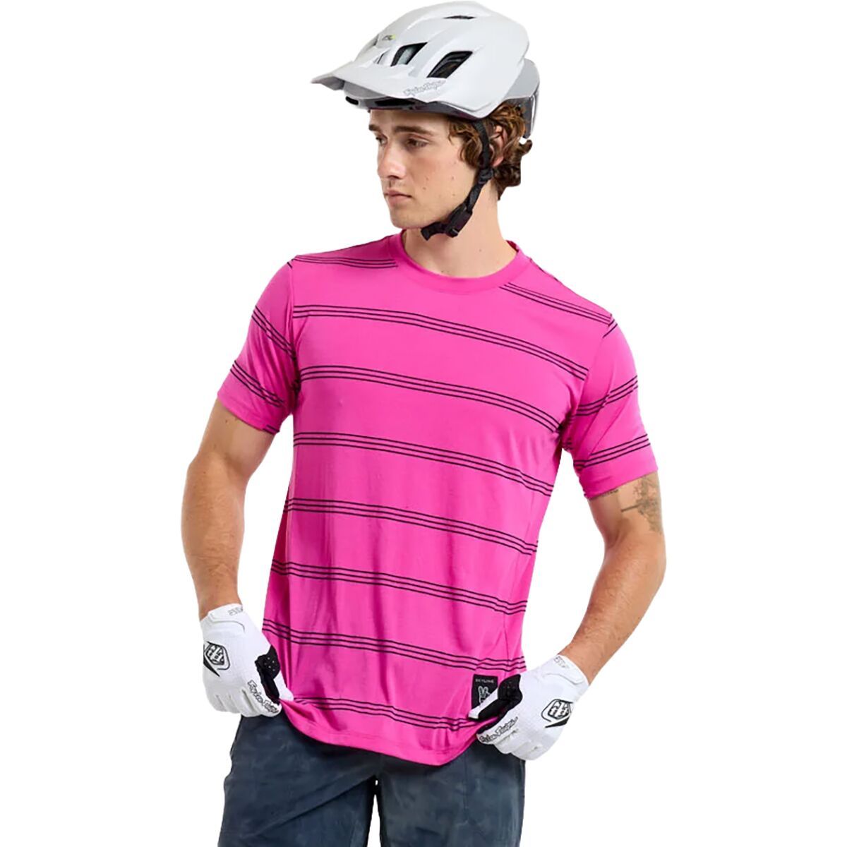 Troy Lee Designs Skyline Short-Sleeve Ride T-Shirt - Men's Worldwide Caper, M