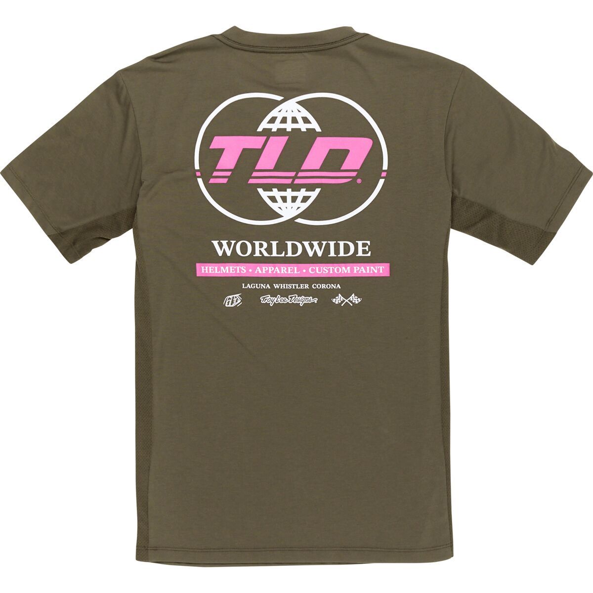 Troy Lee Designs Troy Lee Designs Skyline Short-Sleeve Ride T-Shirt - Men's Worldwide Caper, M