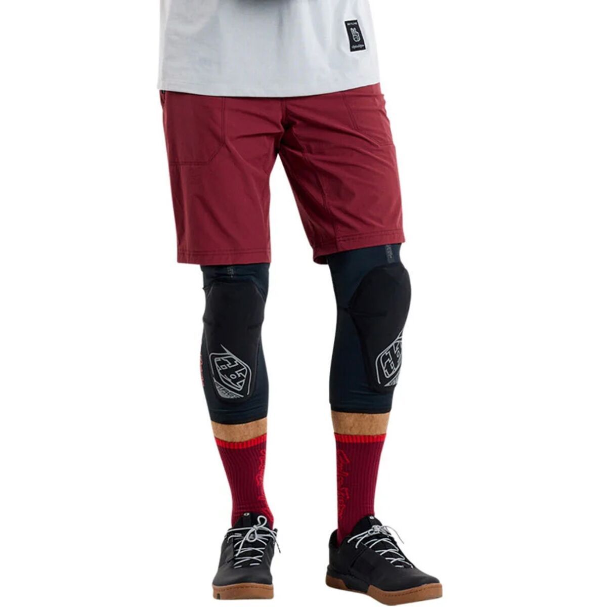 Troy Lee Designs Skyline Trail Short - Men's Mono Oxblood, 30