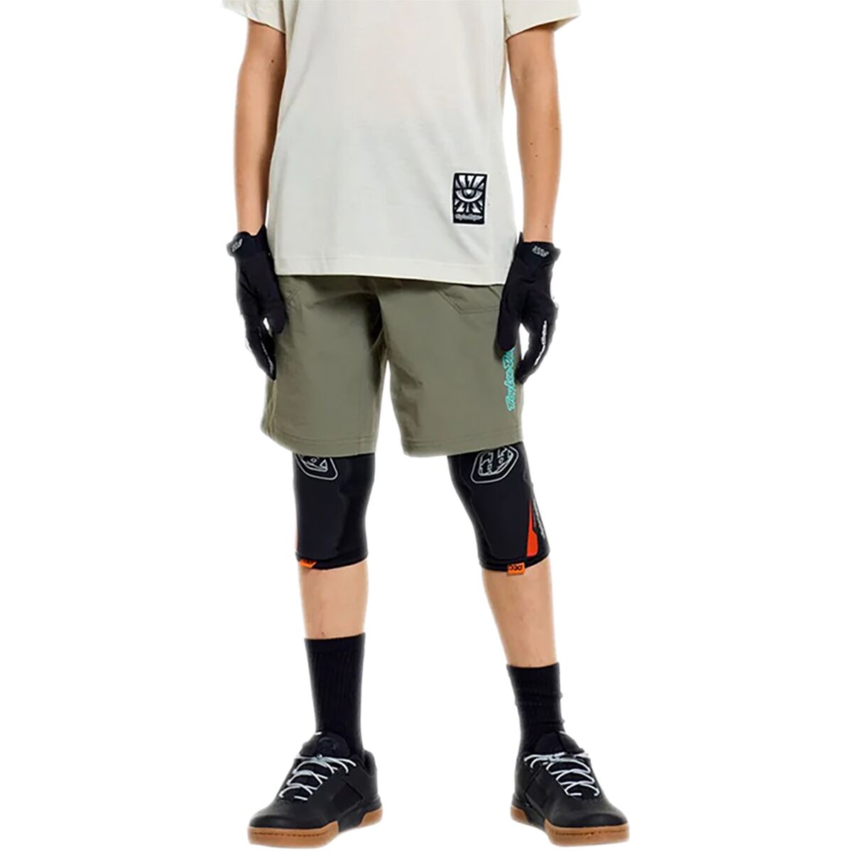 Troy Lee Designs Skyline Trail Short Shell - Kids' Mono Army, 26