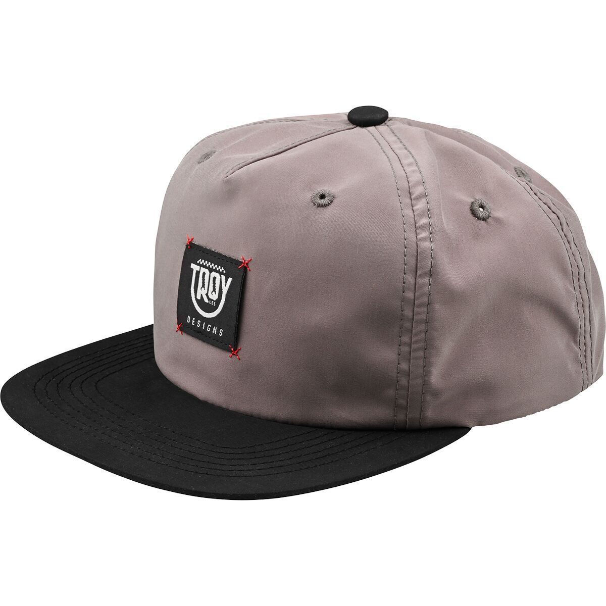 Troy Lee Designs Troy Lee Designs Unstructured Snapback Hat Smiley Gravel/Carbon, One Size