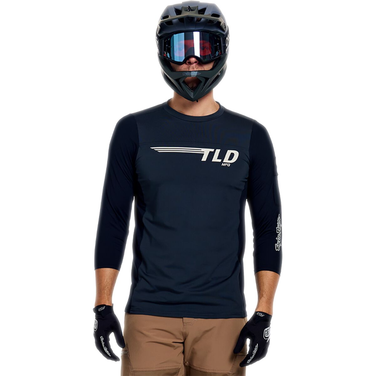 Troy Lee Designs Troy Lee Designs Ruckus Ride 3/4 T-Shirt - Men's Wings Carbon, L