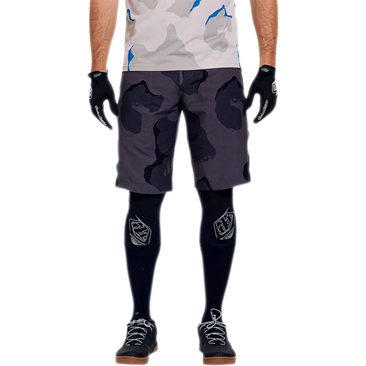Troy Lee Designs Skyline Pro Short Shell - Men's Flow Camo Carbon, 30