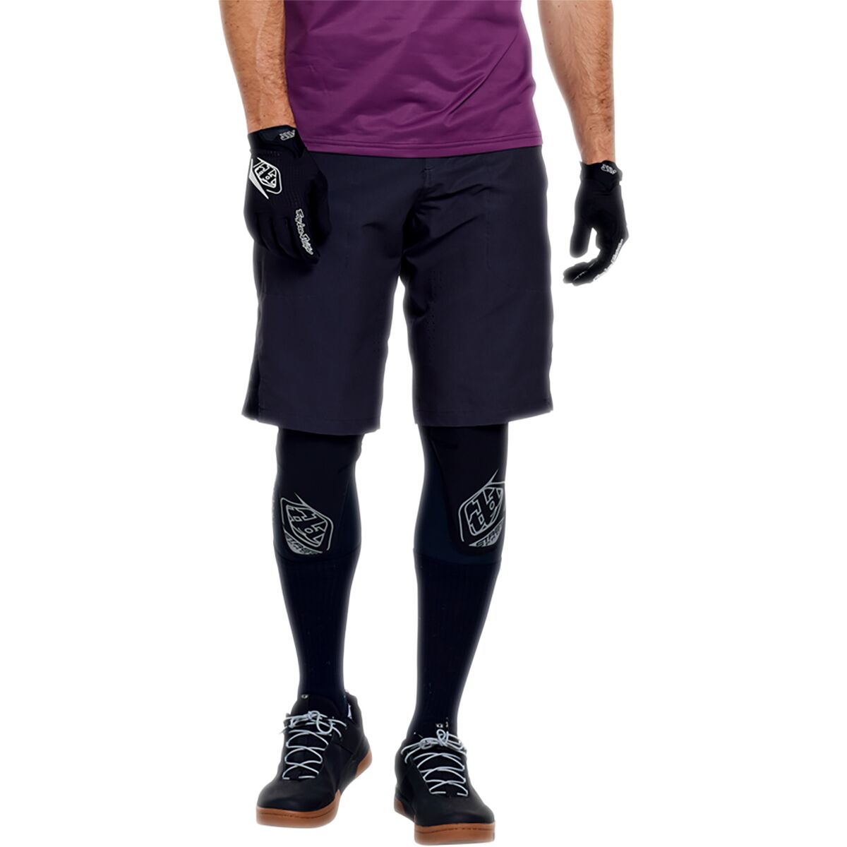 Troy Lee Designs Skyline Pro Short Shell - Men's Mono Carbon, 32