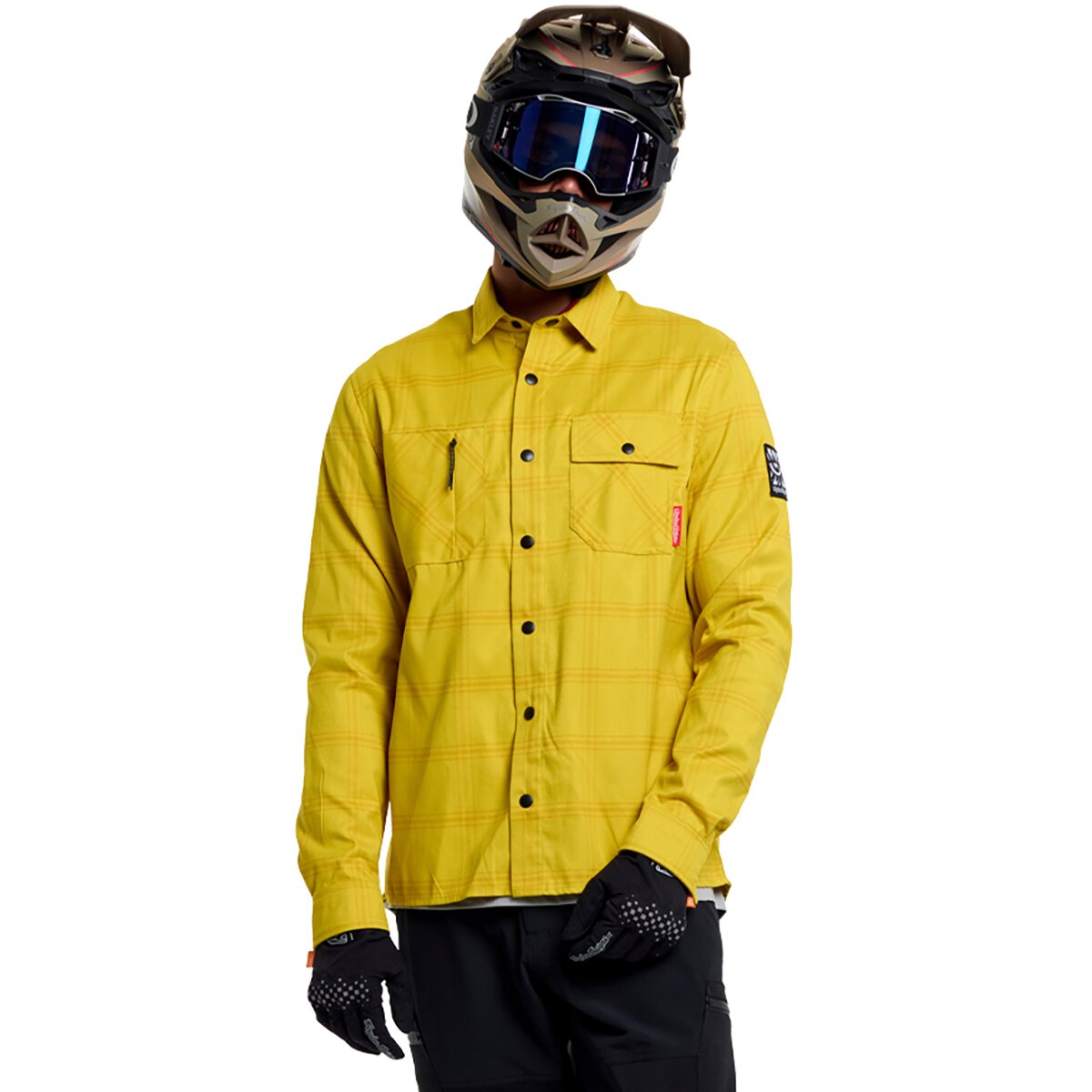 Troy Lee Designs Ruckus Ride Flannel Shirt - Men's Plaid Acid, XL