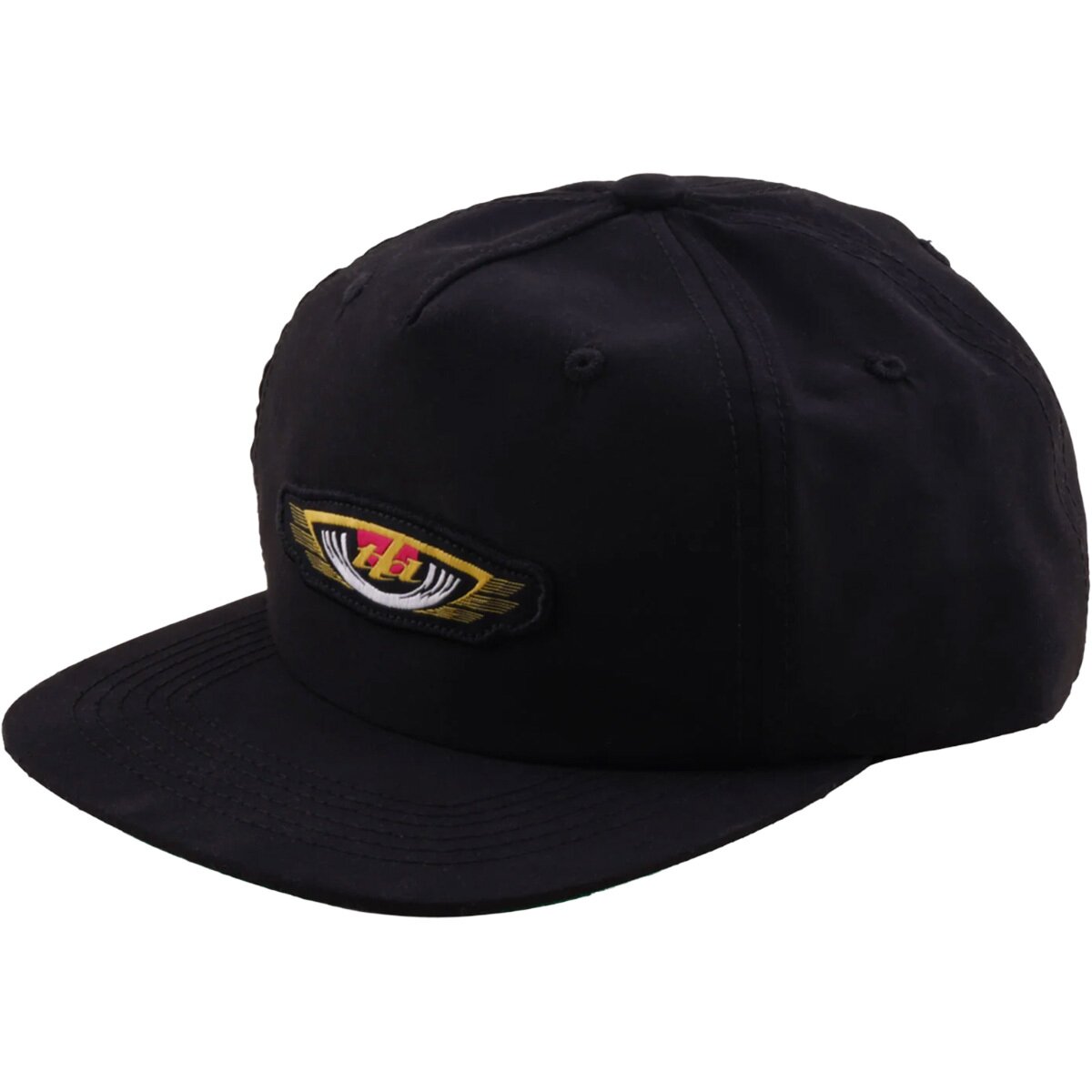 Troy Lee Designs Troy Lee Designs Cyclops Unstructures Snapback Hat Black, One Size