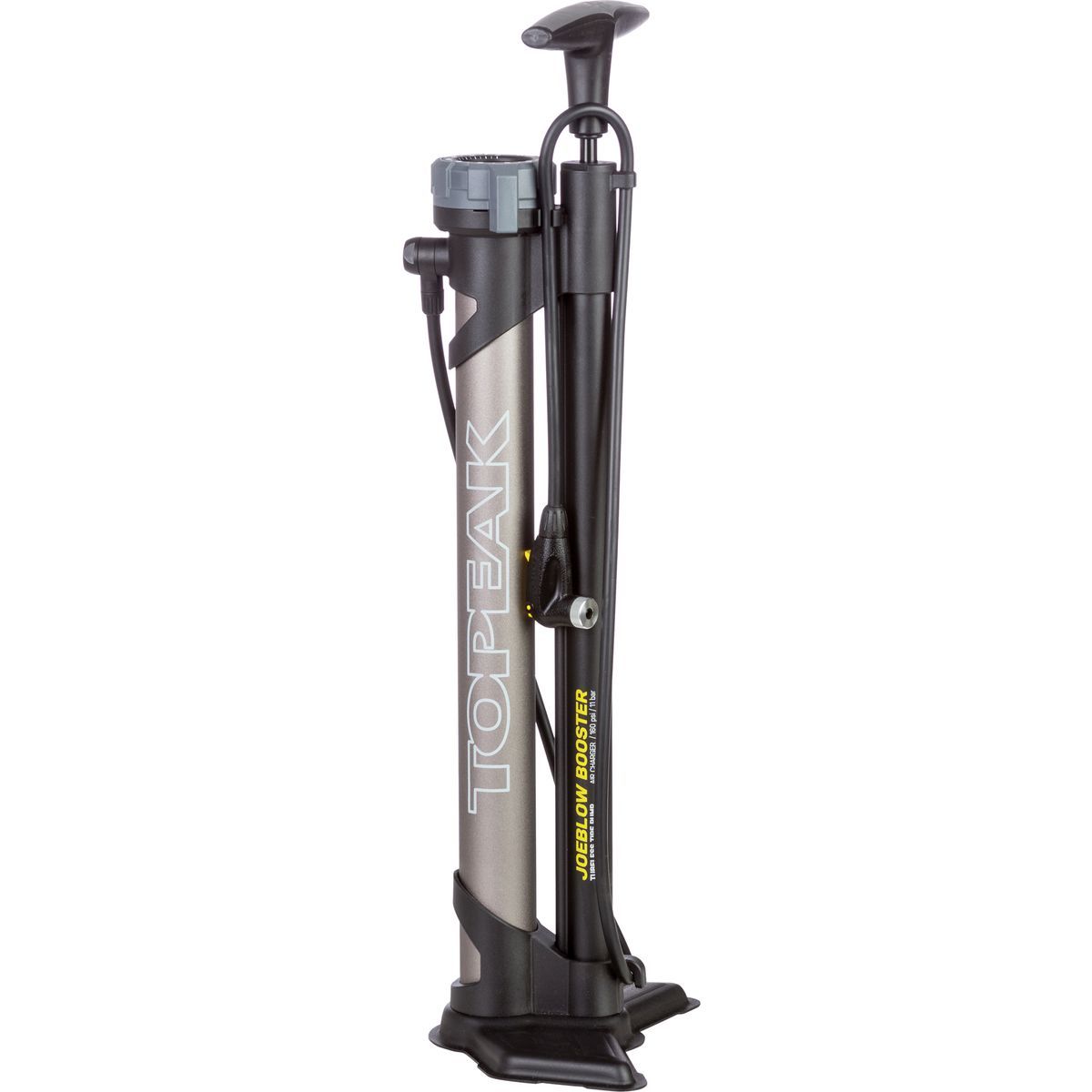 Topeak Joe Blow Booster Floor Pump Silver, One Size