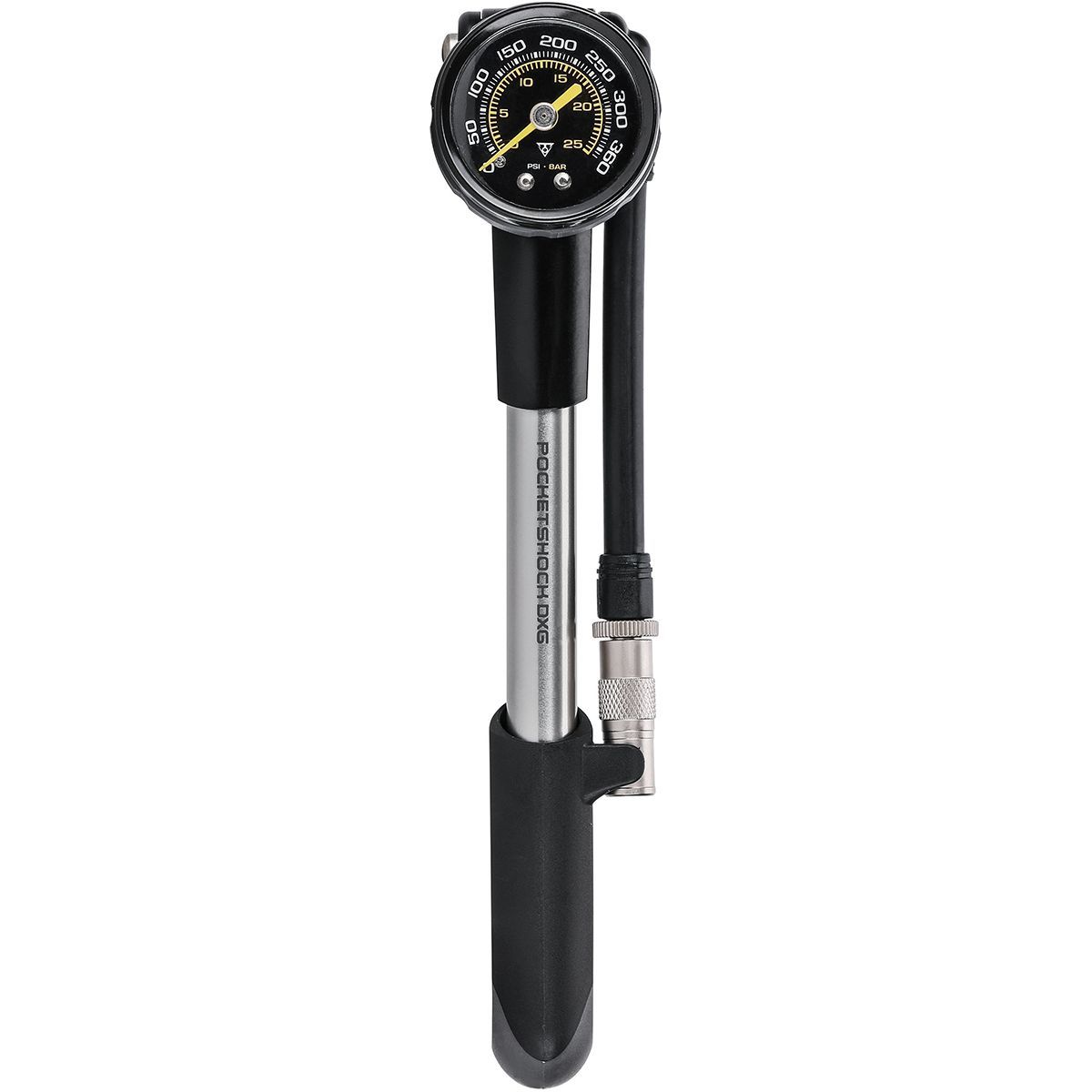 Topeak Pocket Shock DXG Fork & Shock Pump Black/Silver, One Size